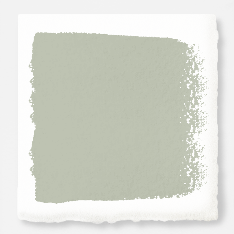 Creamy mint green interior paint