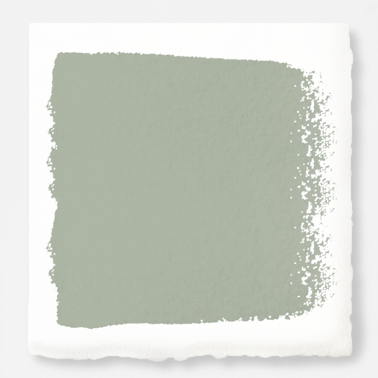 Frosty mint green with beige notes interior paint named early riser