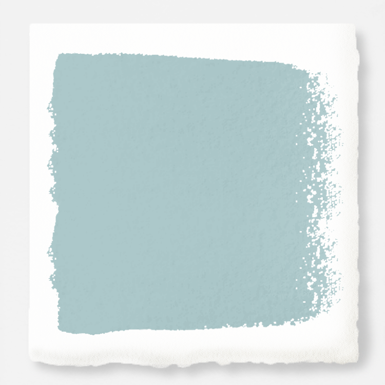 sky blue with grey undertone paint
