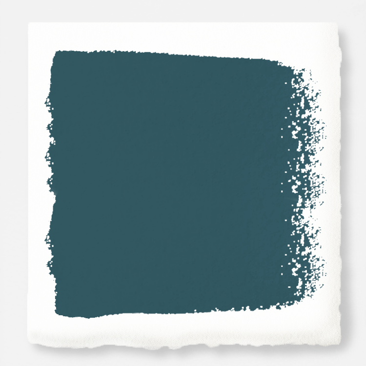 ashy peacock blue interior paint