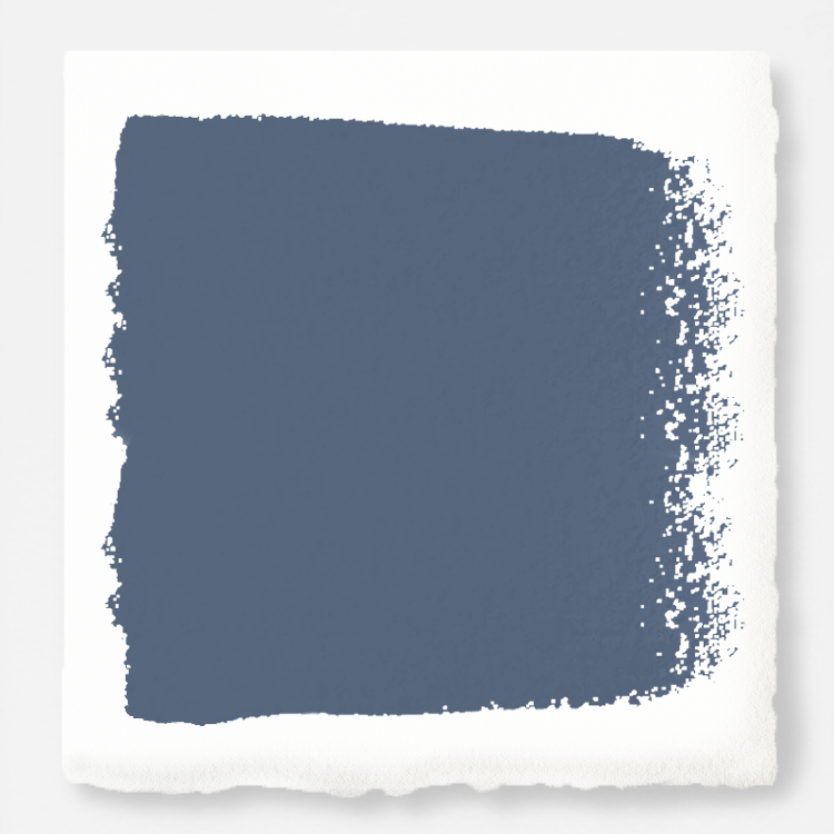 deep royal blue with grey undertone paint