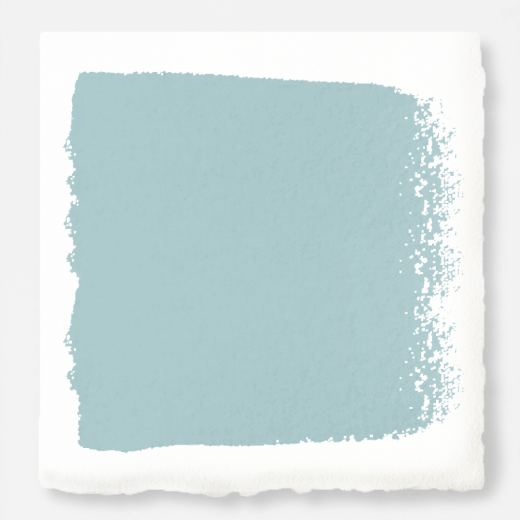 A muted blue interior paint