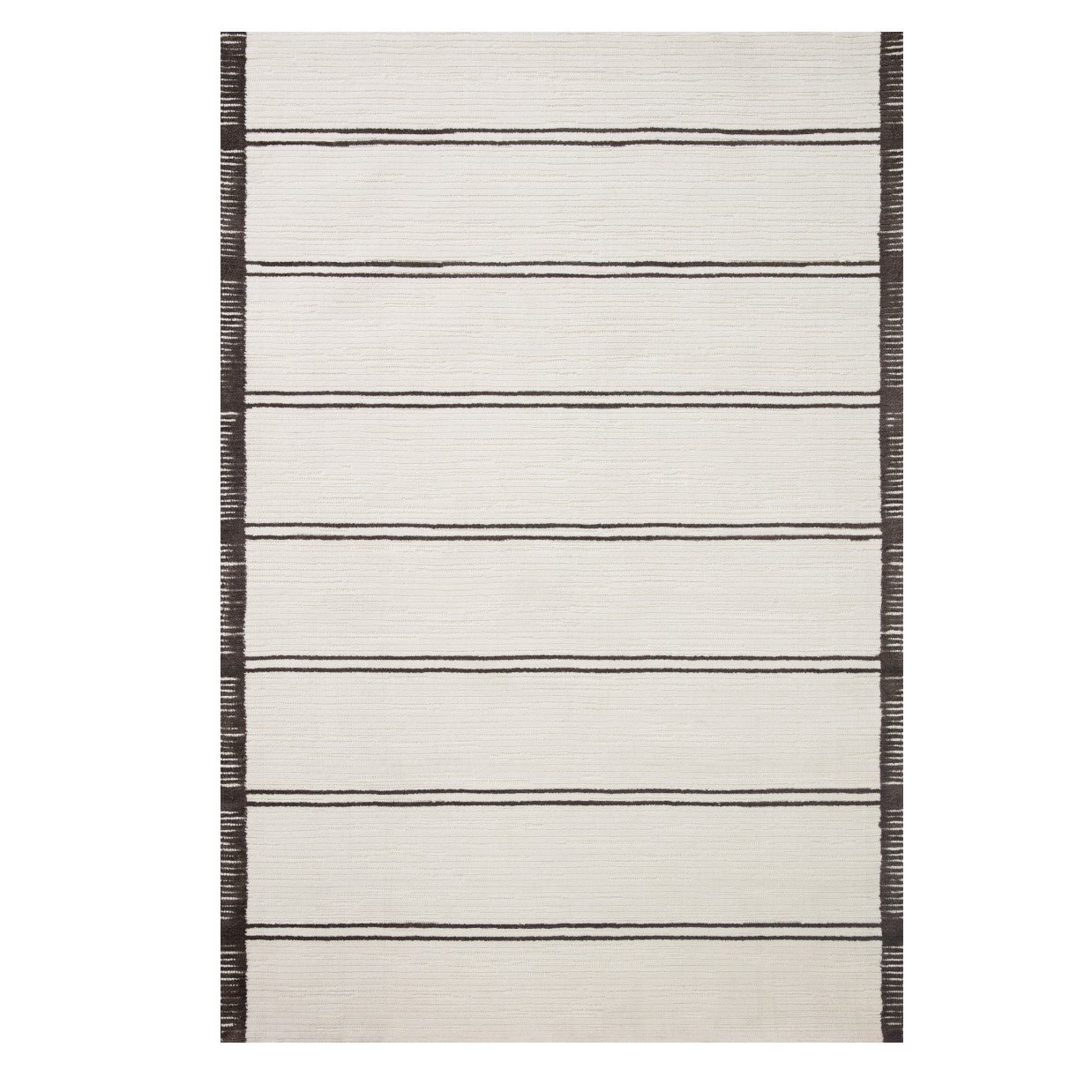 Logan White Mocha Rug - Photo 1