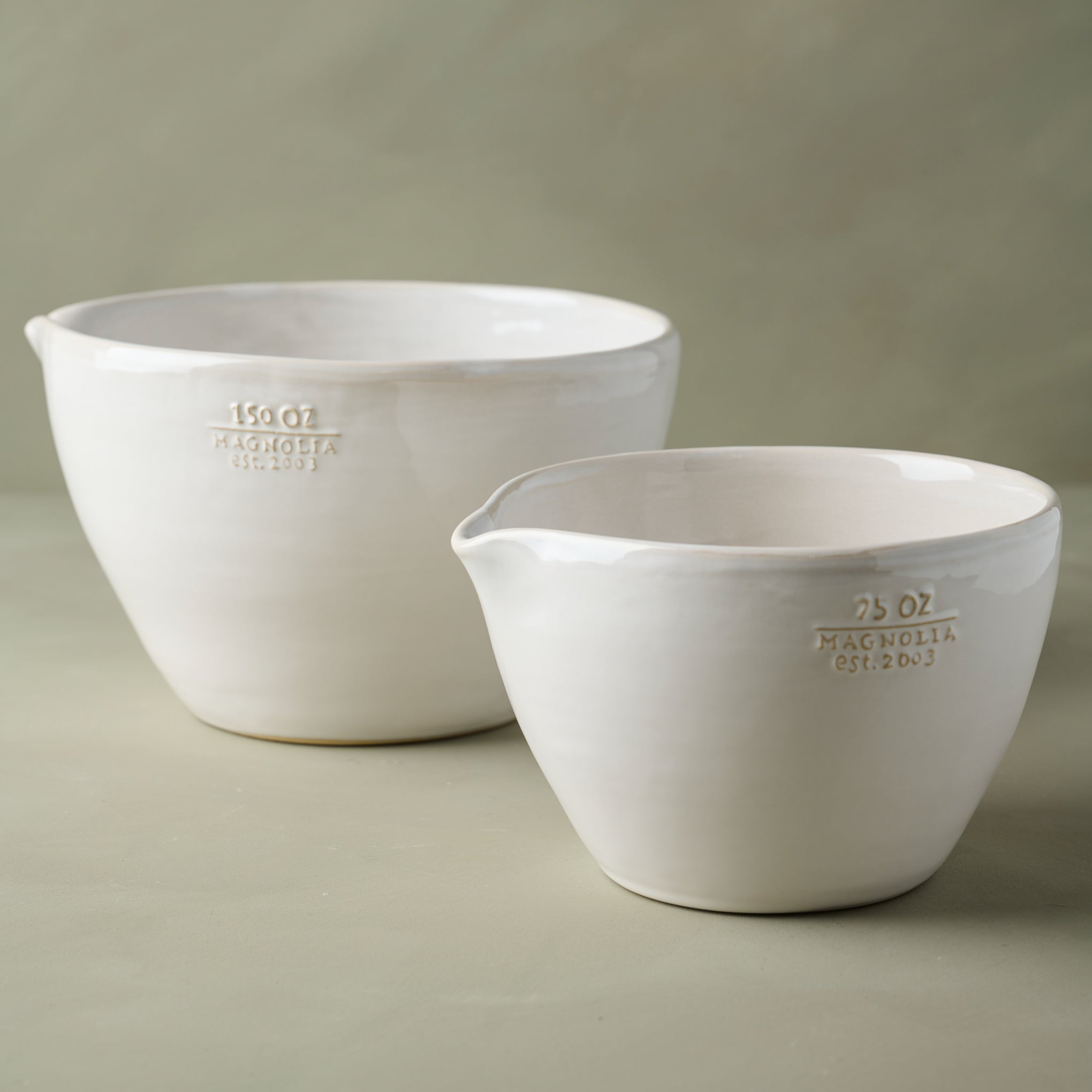 Magnolia Est. Mix and Pour Bowl Set - Magnolia