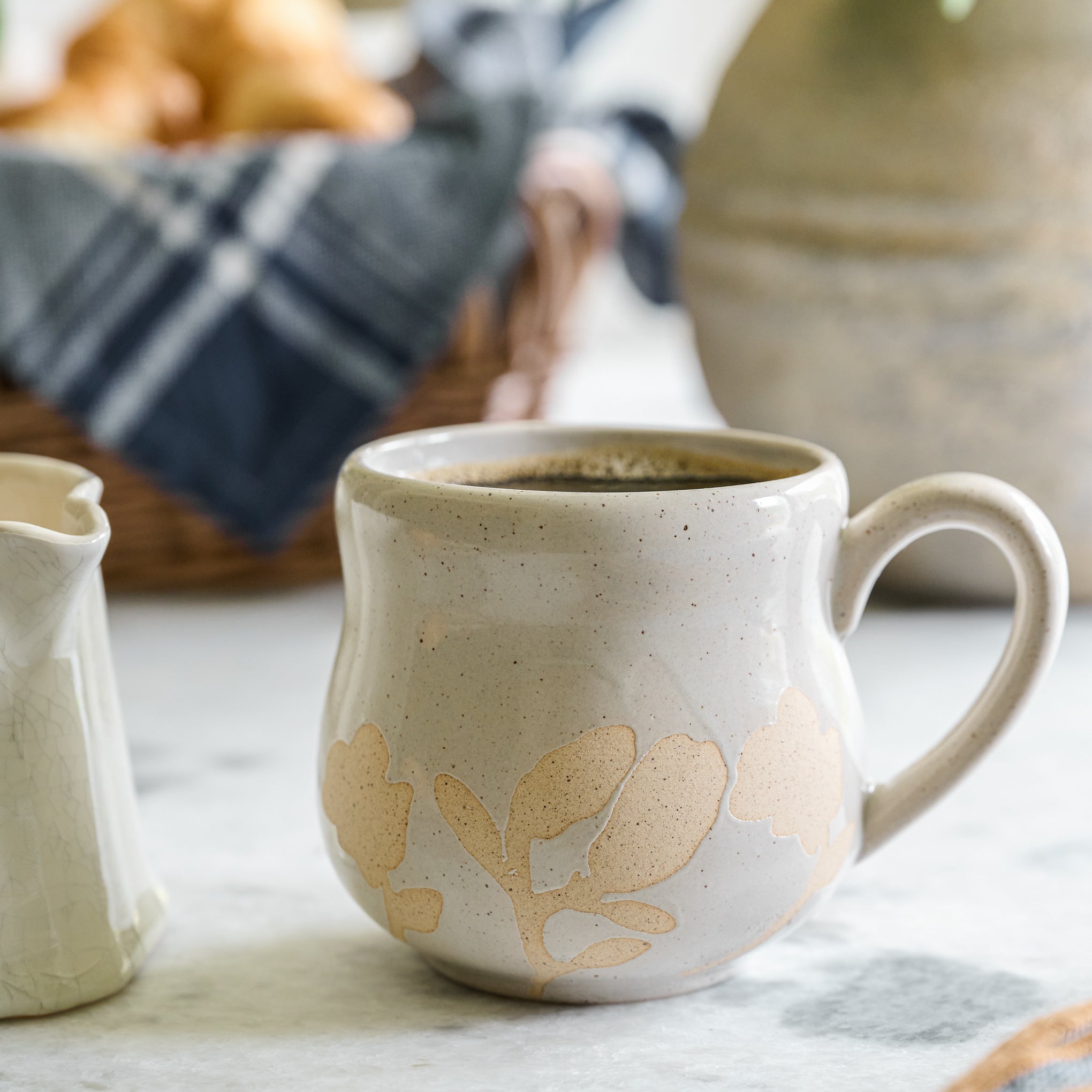 Magnolia Black Rim Ceramic Measuring Cups - Magnolia