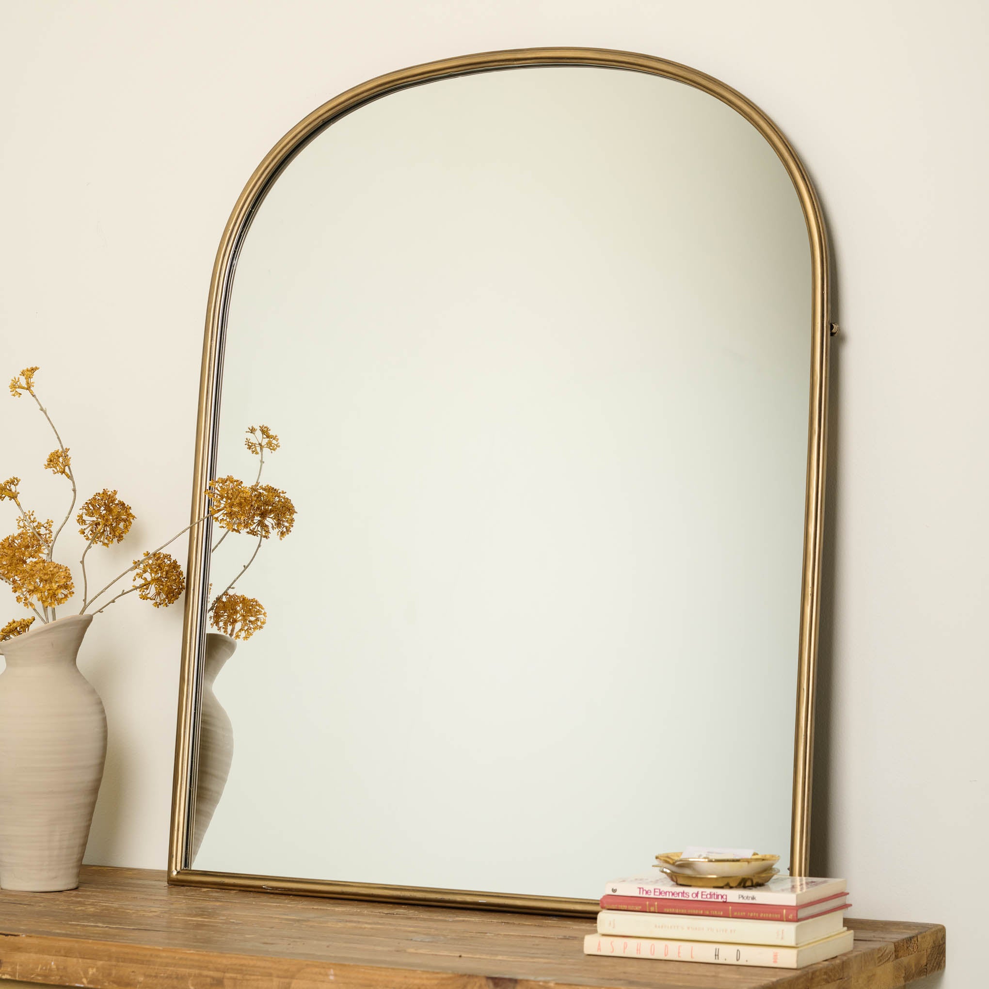 Archer Brass Metal Framed Mirror