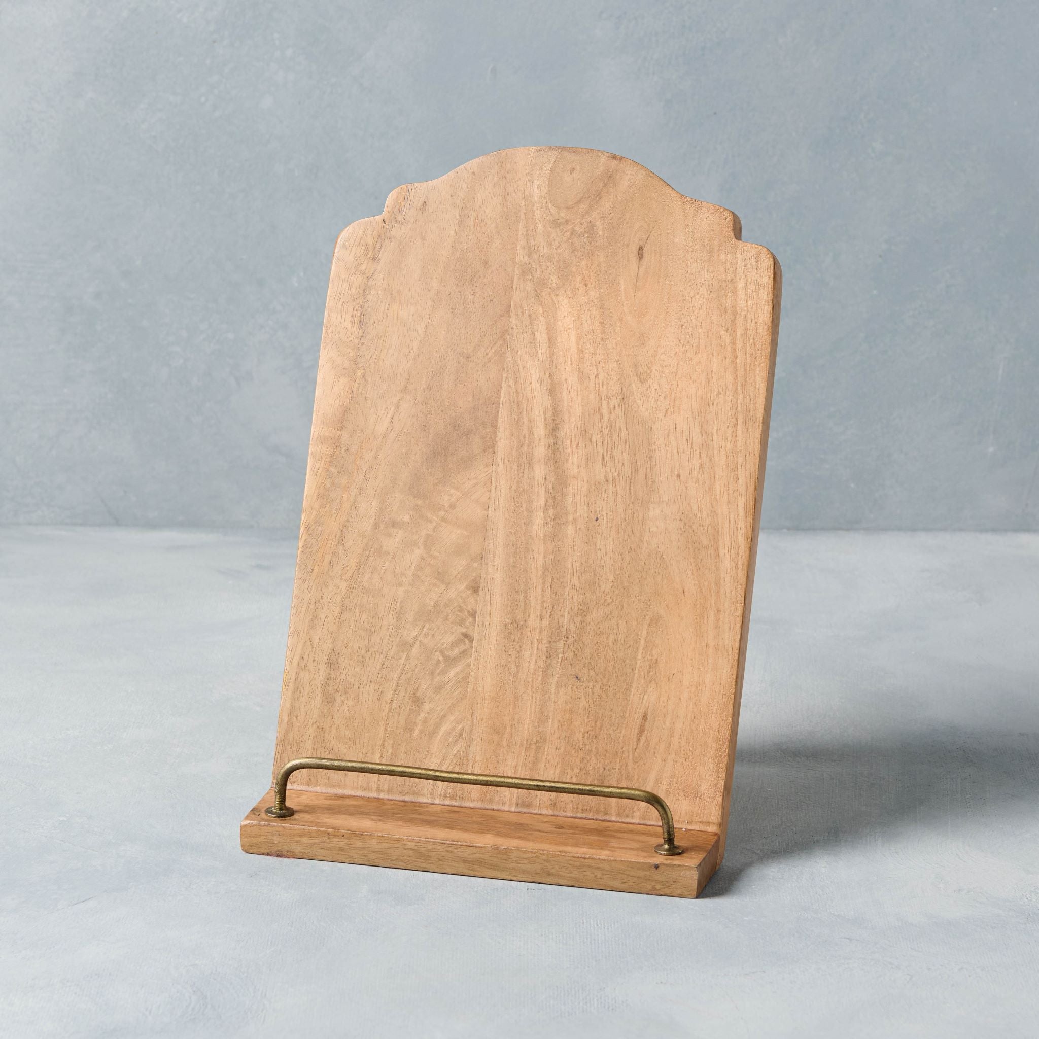 Aged Wooden Cookbook Stand