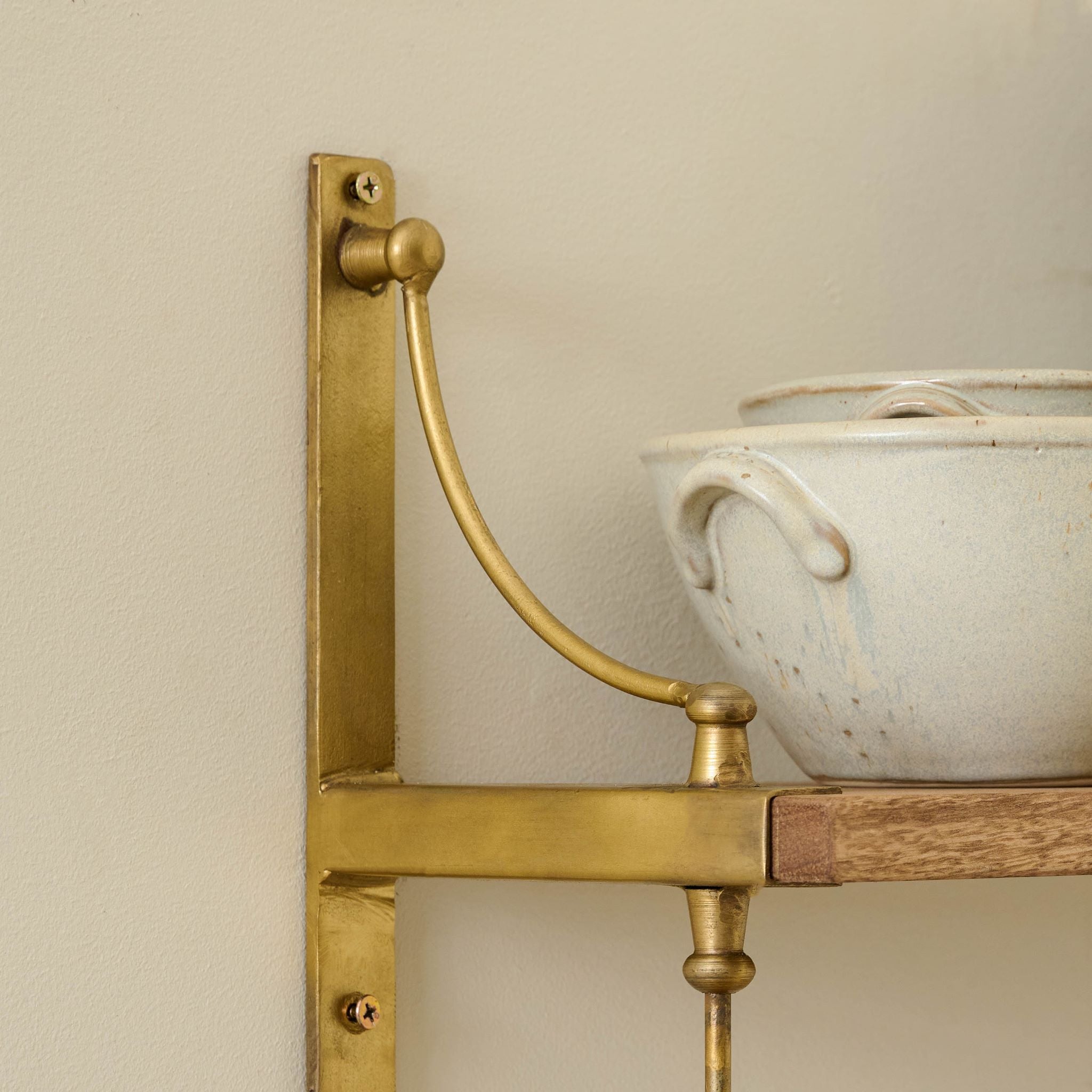 Antique Brass Bathroom Towel Rail Holder Rack Bar Shelf Wall