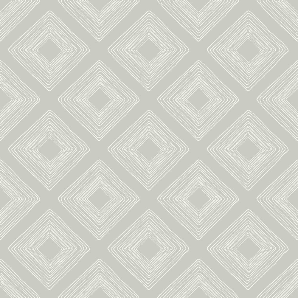 light grey and white diamond sketched pattern wallpaper