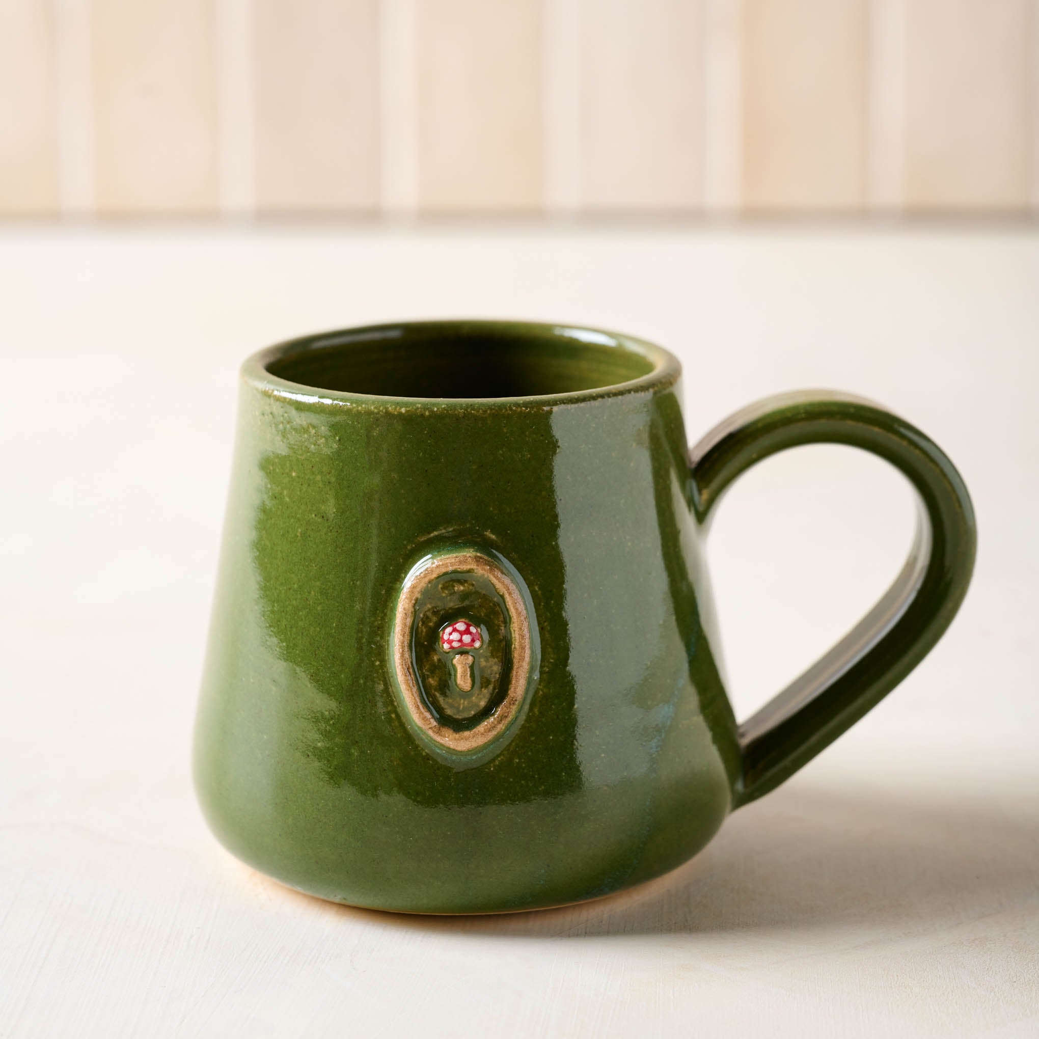 Green Mushroom Mug - Photo 1