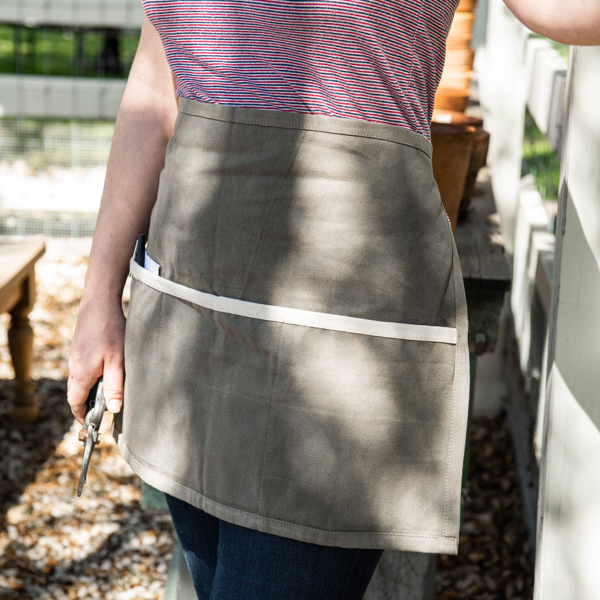 canvas gardening waist apron