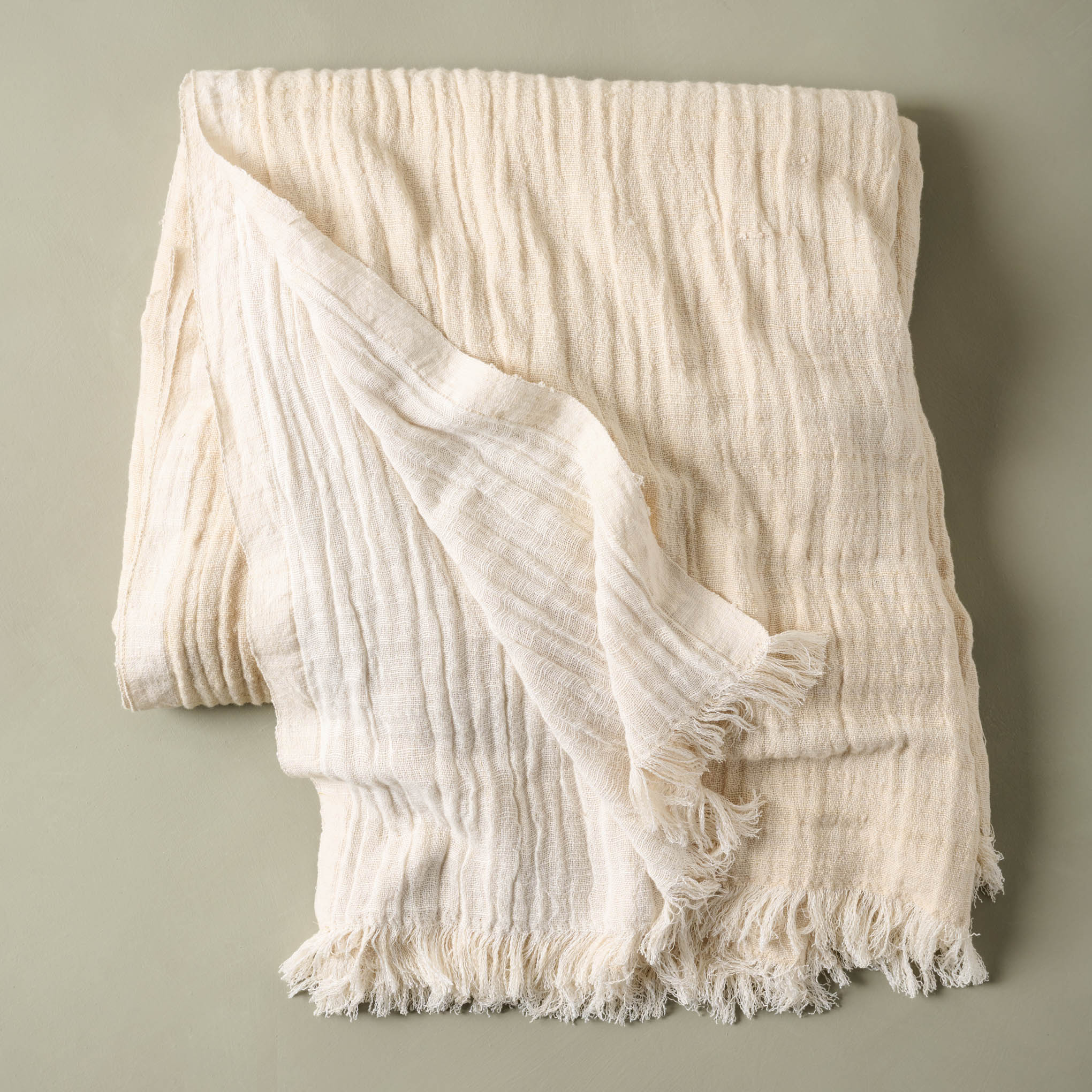 Angora Cloud Cotton Oversized Throw On sale for $73.50, discounted from $98.00