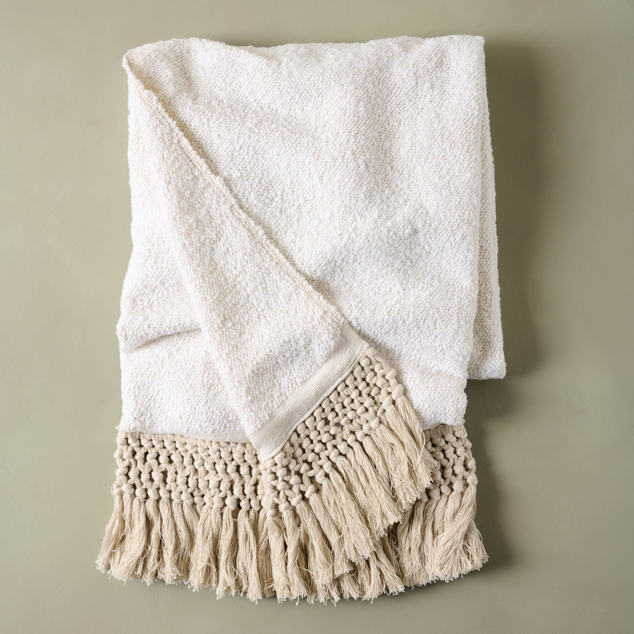 Angora Tassel Throw $98.00