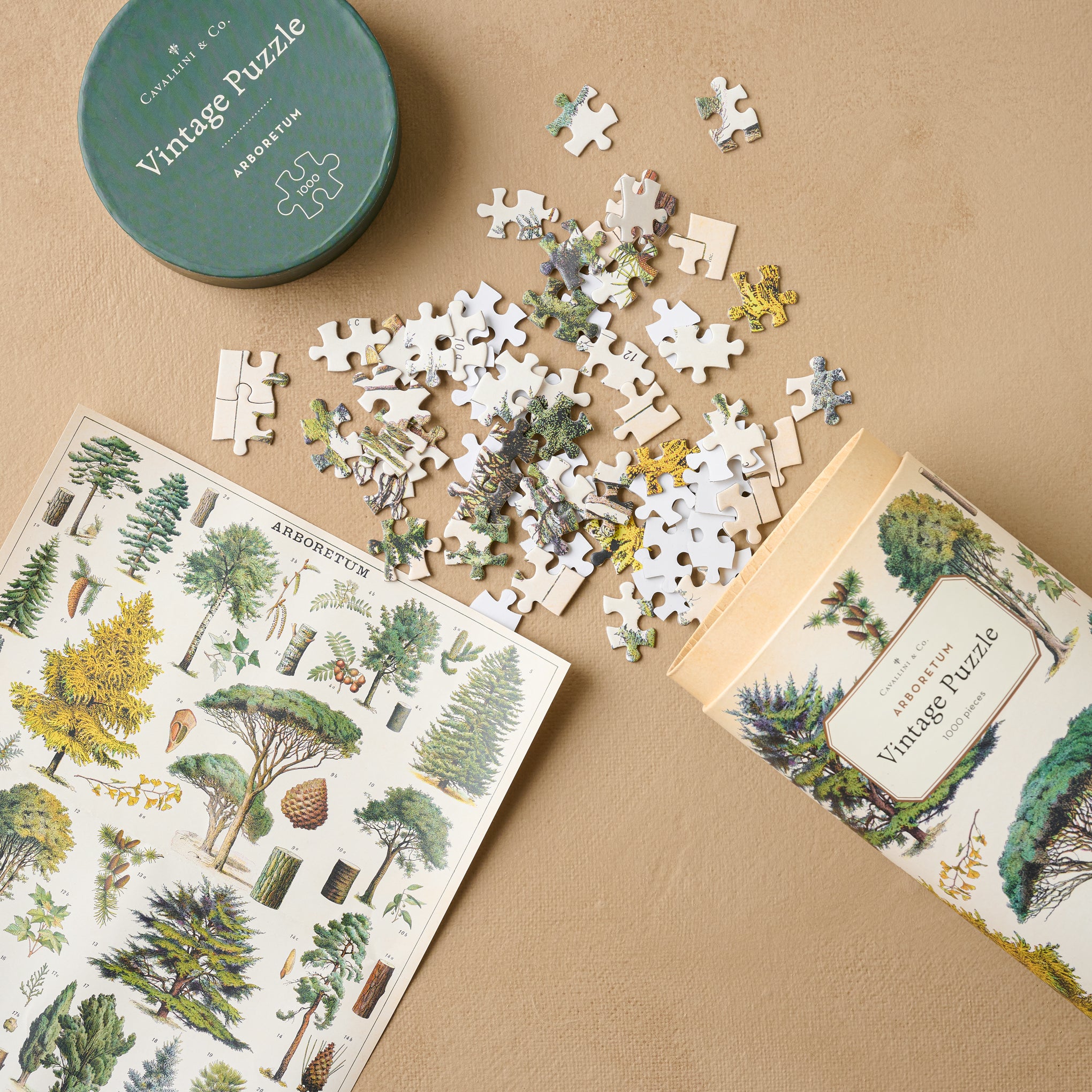 Arboretum Vintage Puzzle puzzle pieces