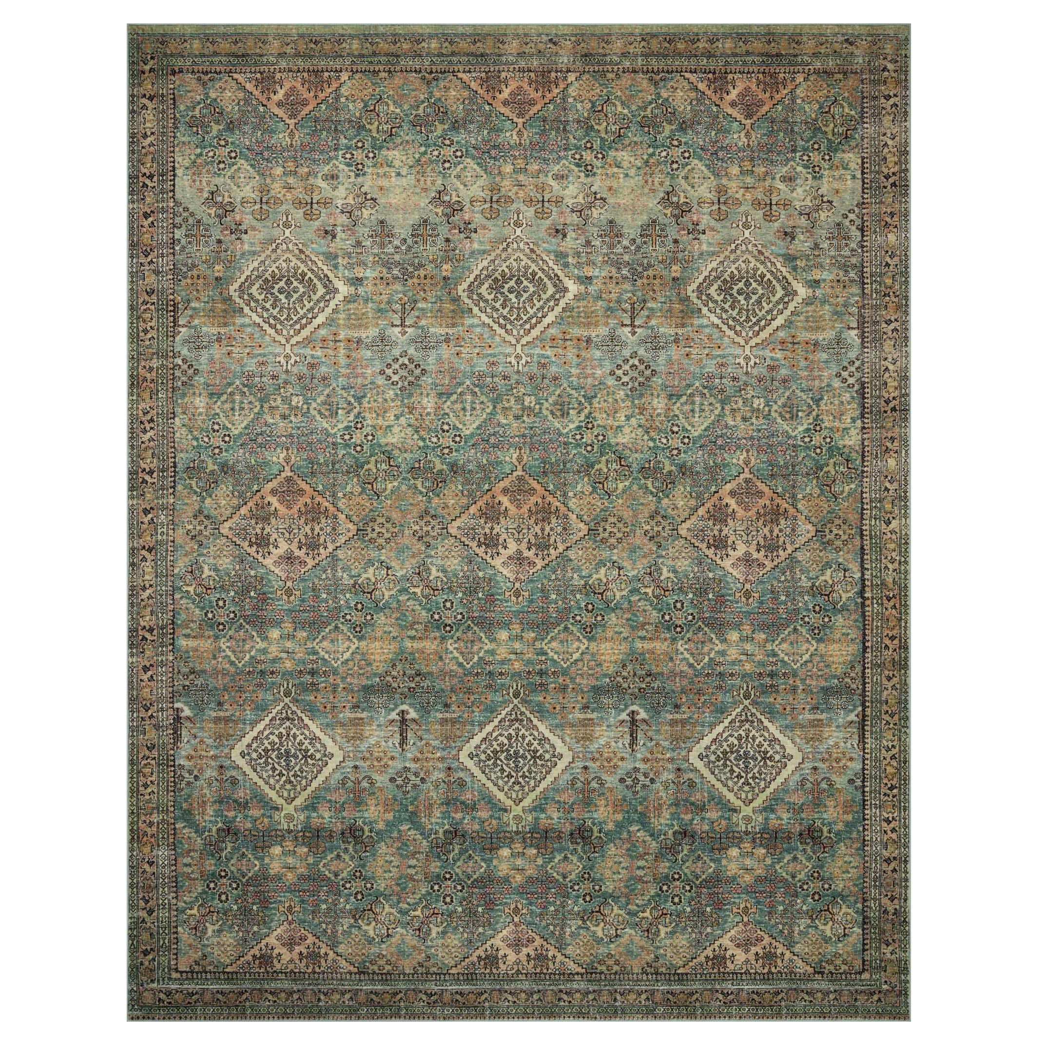 Sinclair Turquoise Multi Rug