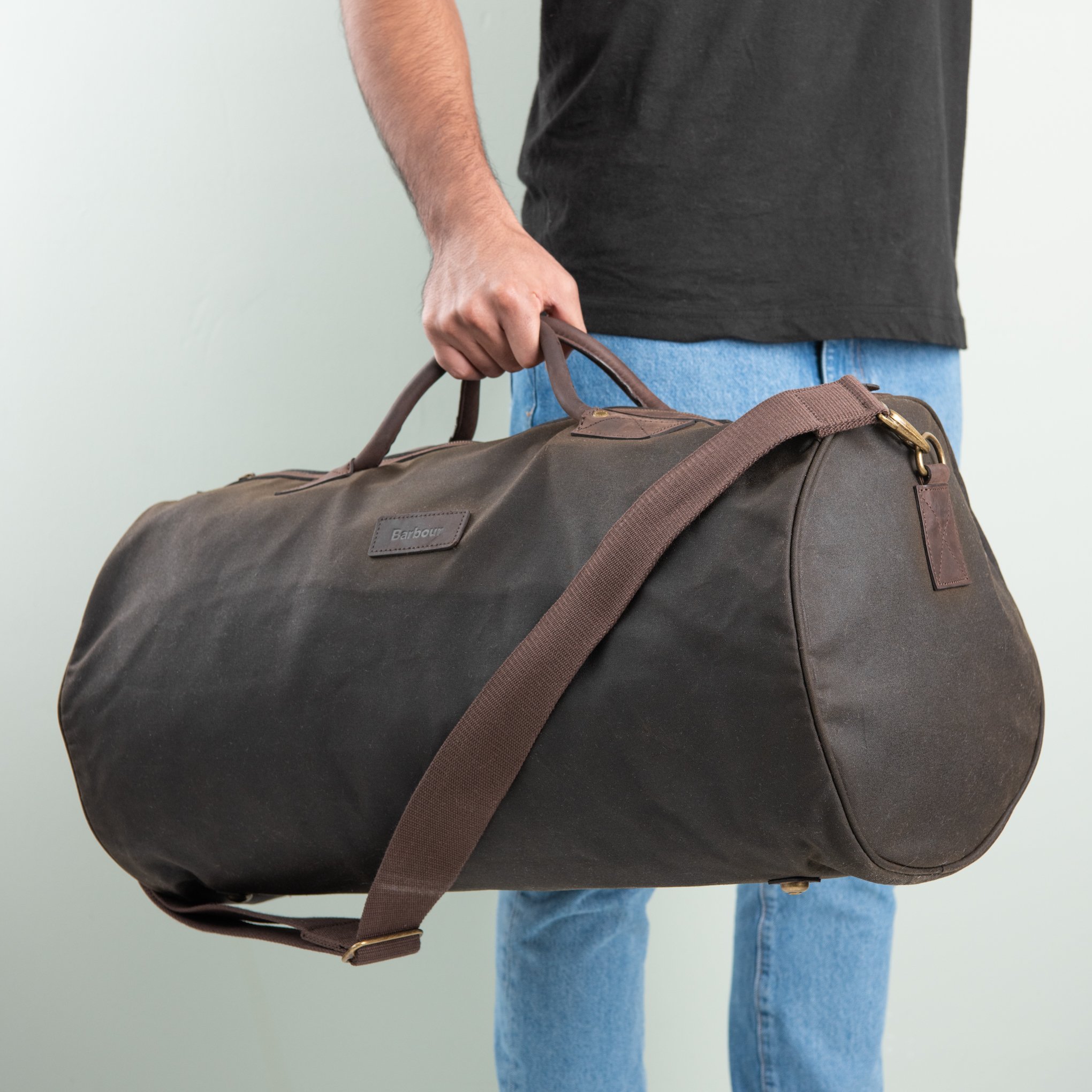 waxed canvas duffel bag