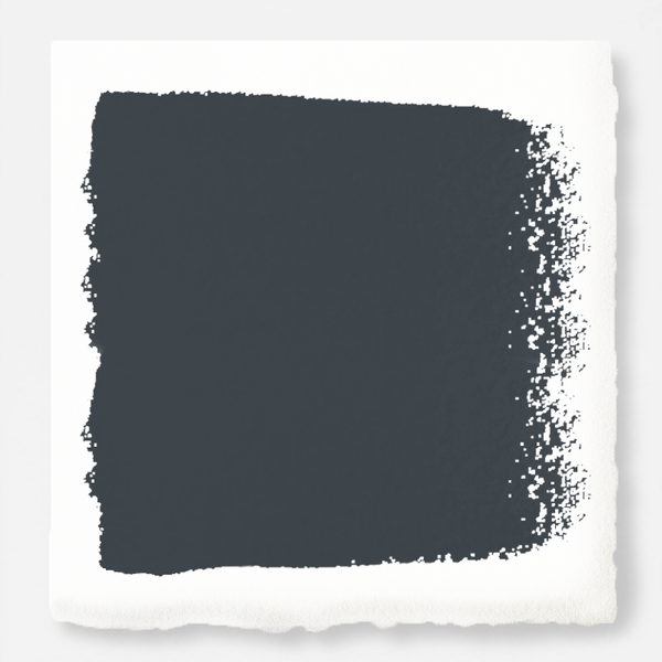 Almost black with dark blue undertones exterior paint