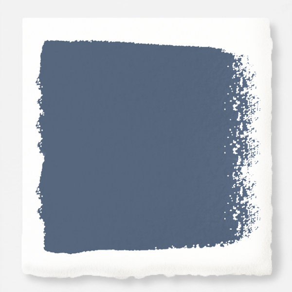 Deep steely blue exterior paint