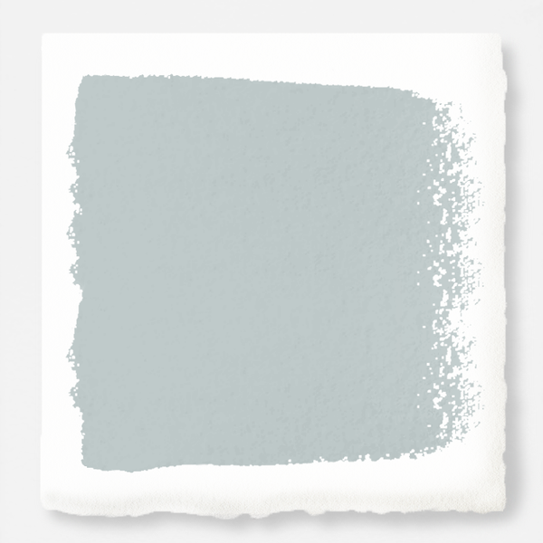 Soft cool gray door and cabinet paint named cement pots  