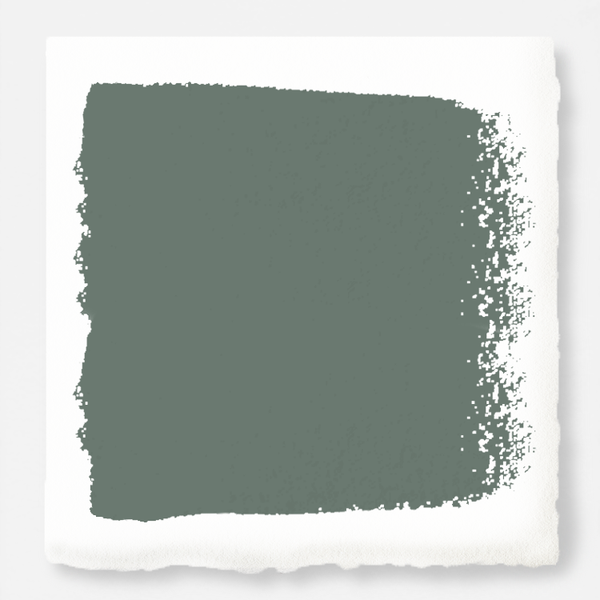 Deep evergreen gray exterior paint