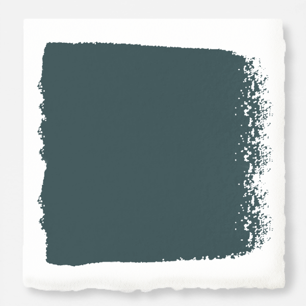 muted peacock blue exterior paint