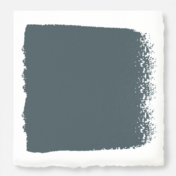 grayed out blue exterior paint