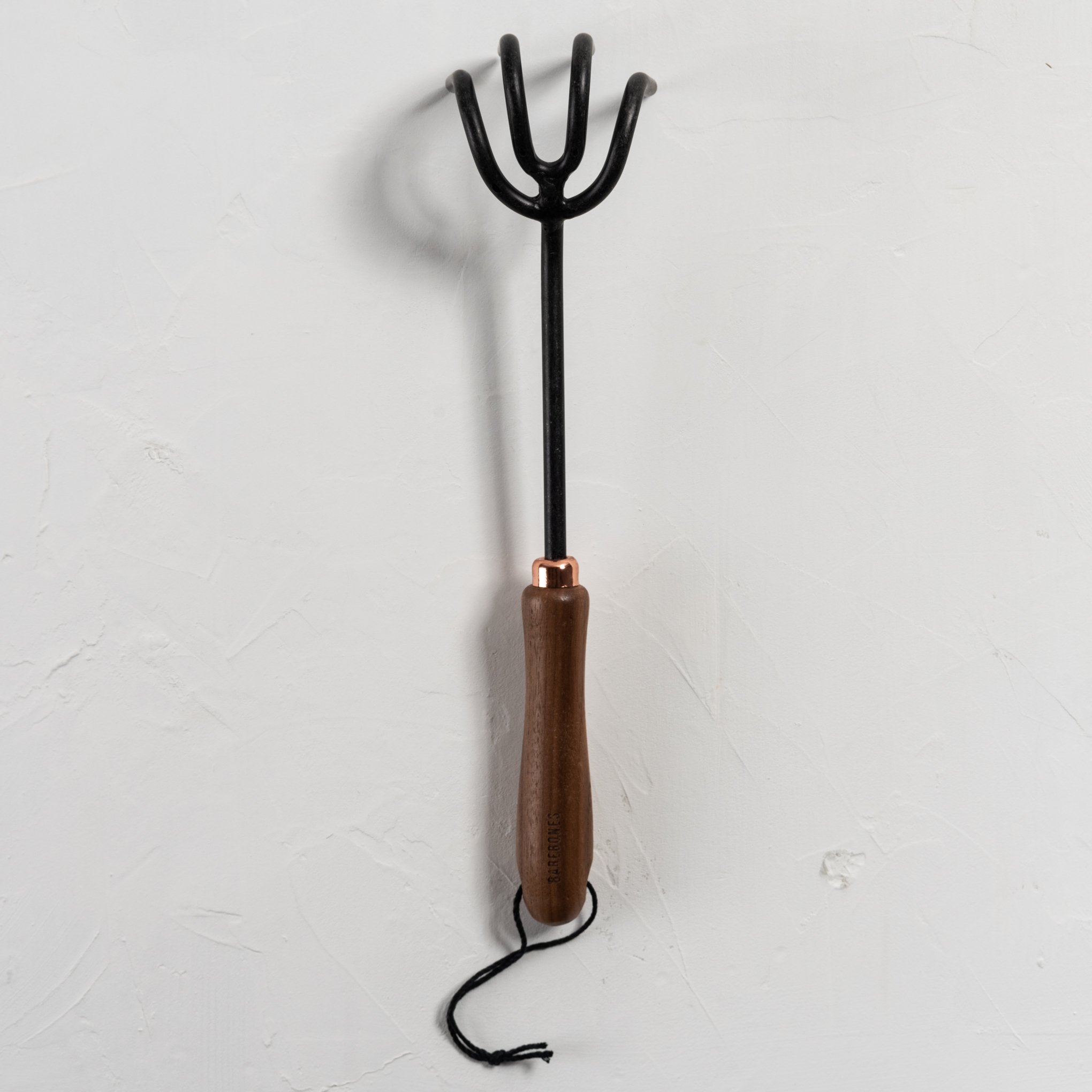 steel garden cultivator with wood handle