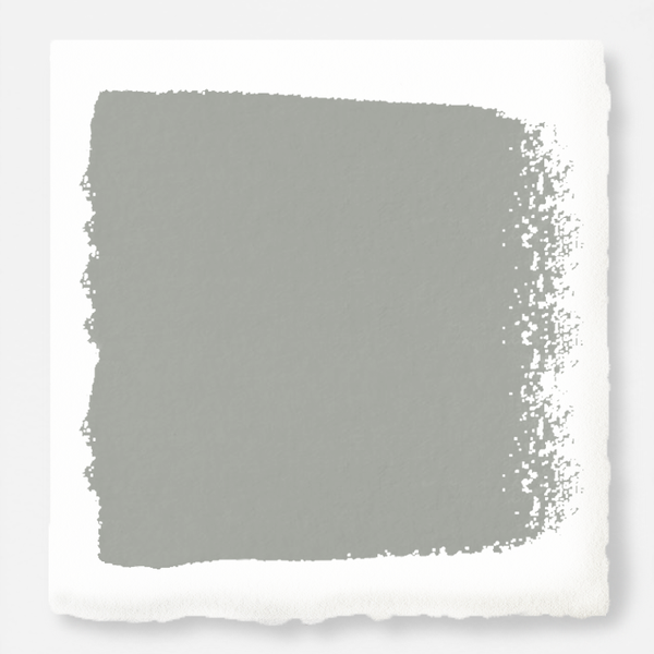 An overcast gray with hints of pale blue and green exterior paint