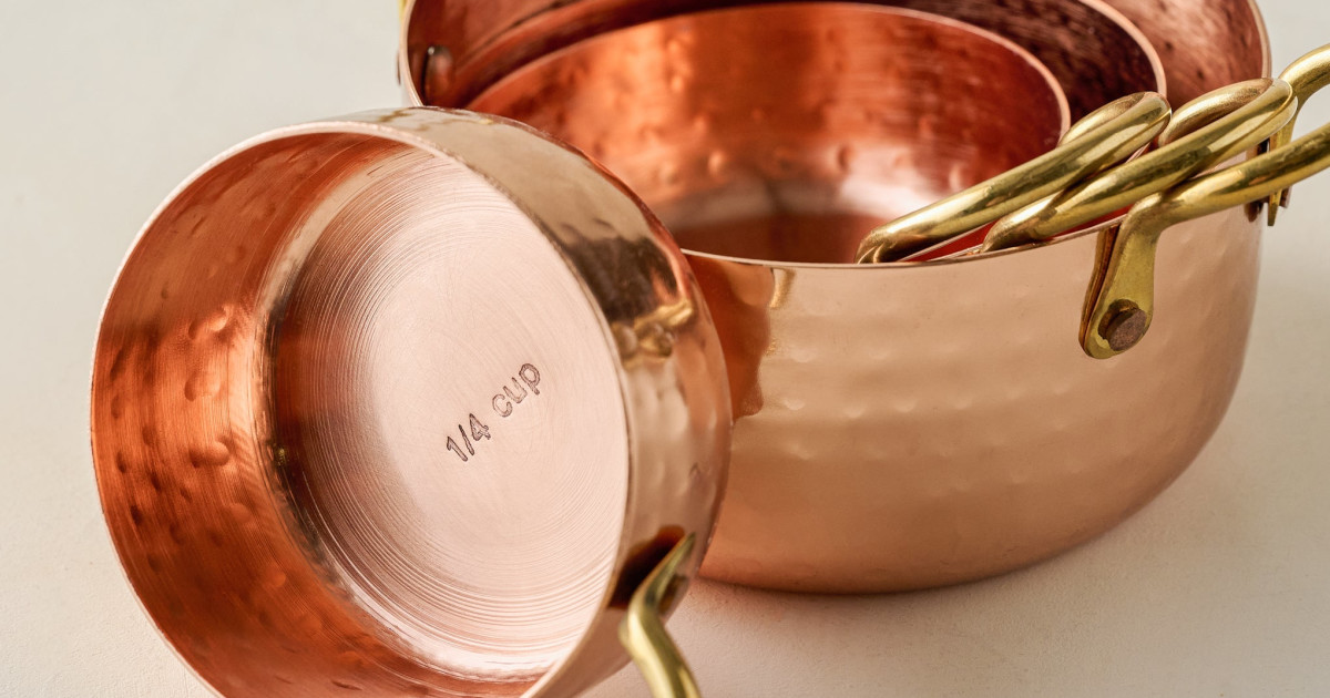 Acadia Measuring Cups, Copper – Be Home