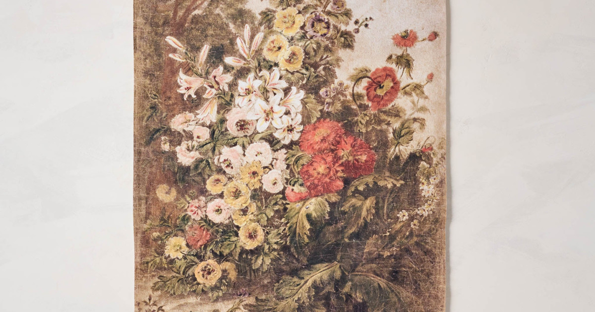Secret Garden Floral Tapestry