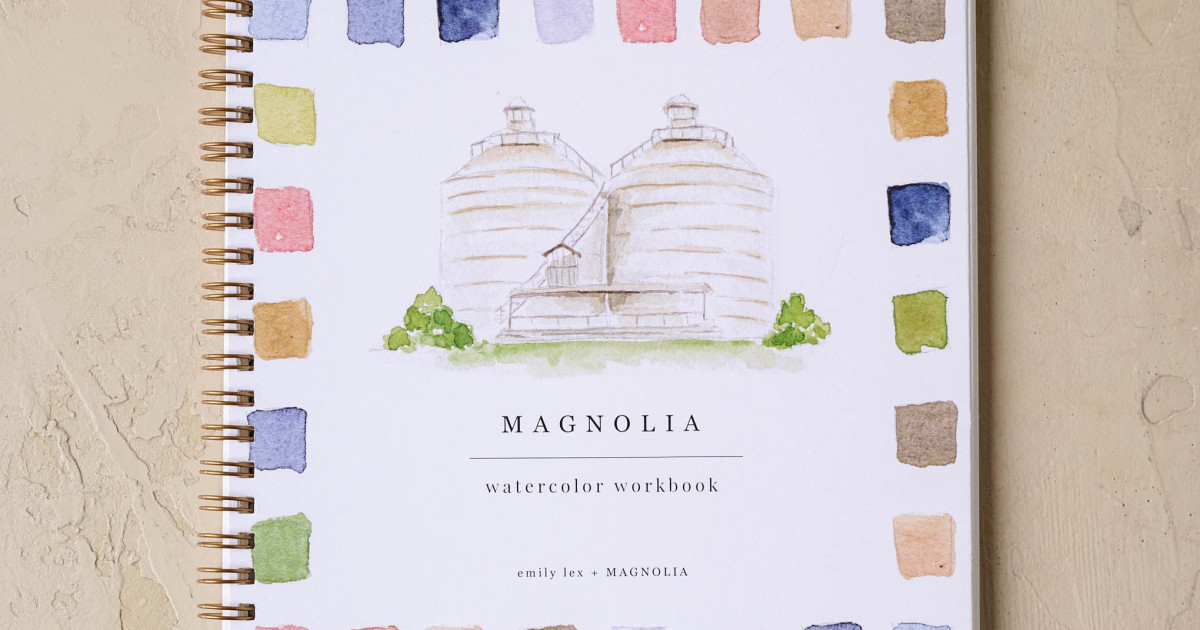 Magnolia Watercolor Workbook - Magnolia