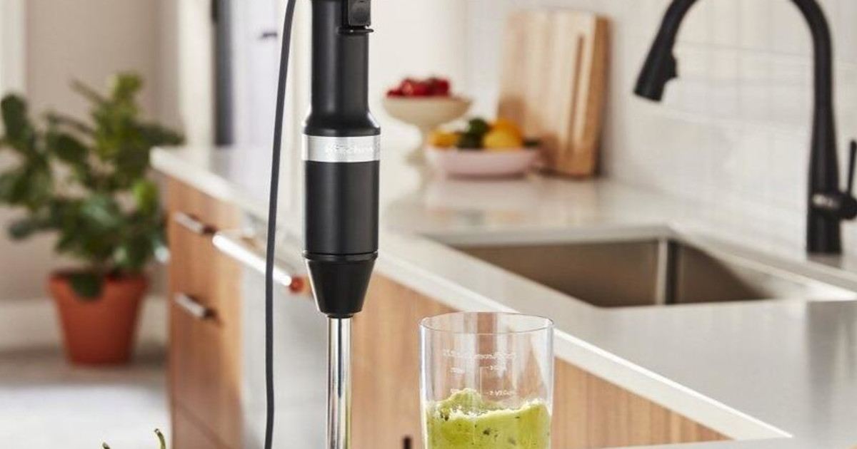 KitchenAid Cordless Variable Speed Hand Blender in Matte Black