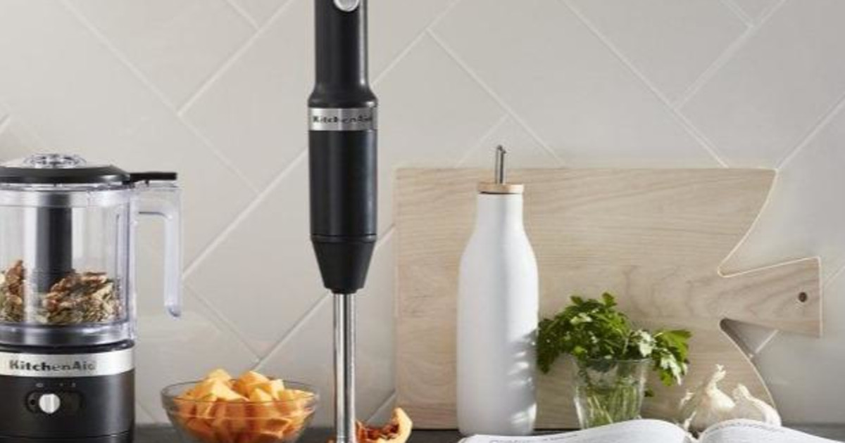 immersion blender, variable speed cordless black matte - Whisk