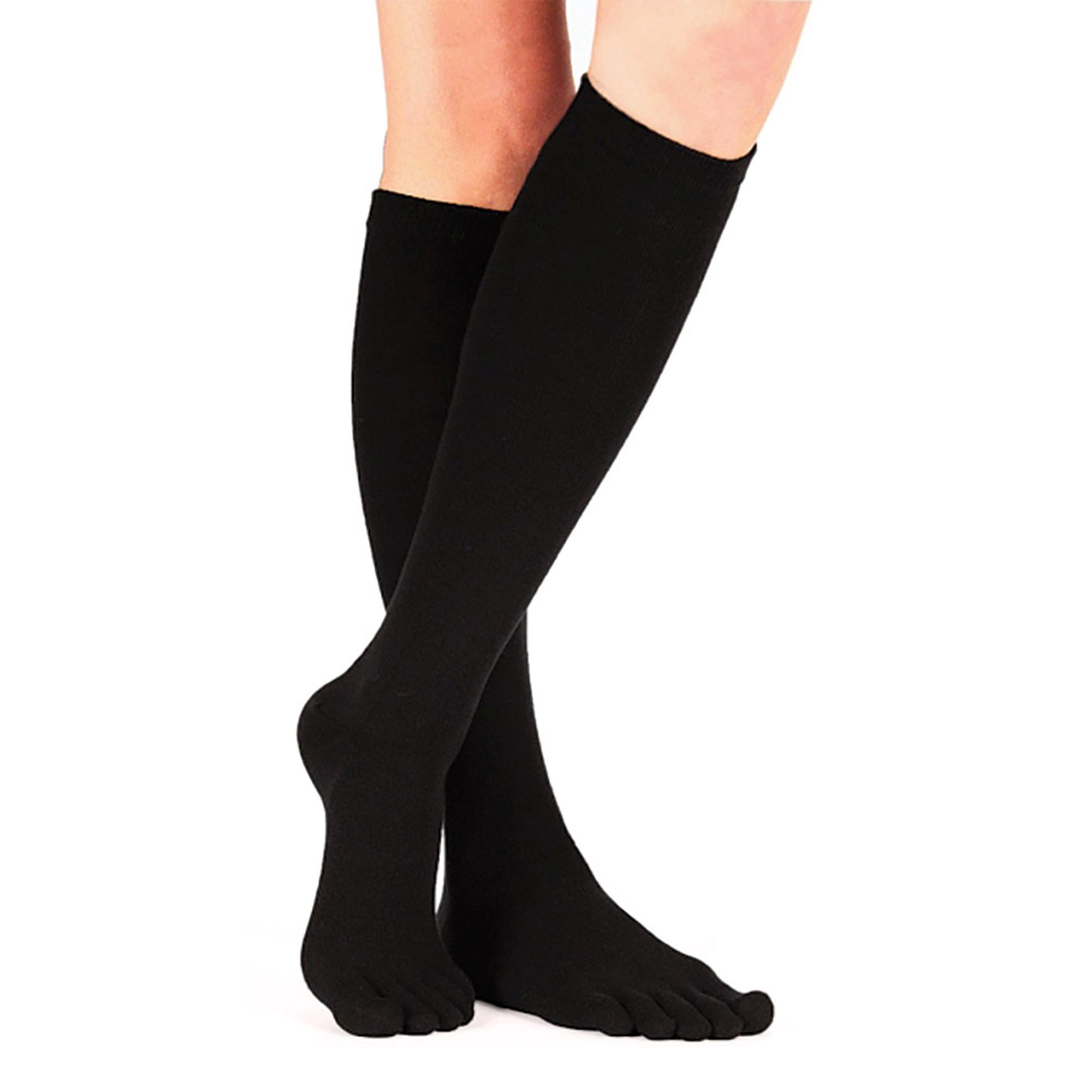 1 Pack Essential Knee-High Toe Socks for Mens & Ladies - Picture 5 of 11