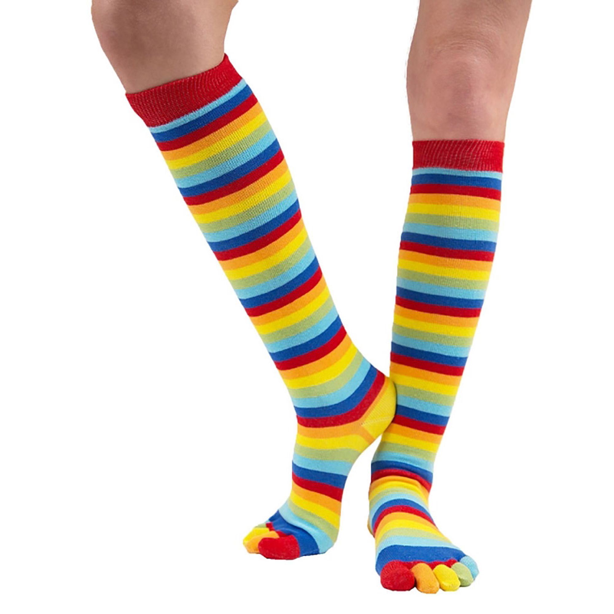 1 Pack Essential Knee-High Toe Socks for Mens & Ladies - Picture 11 of 11