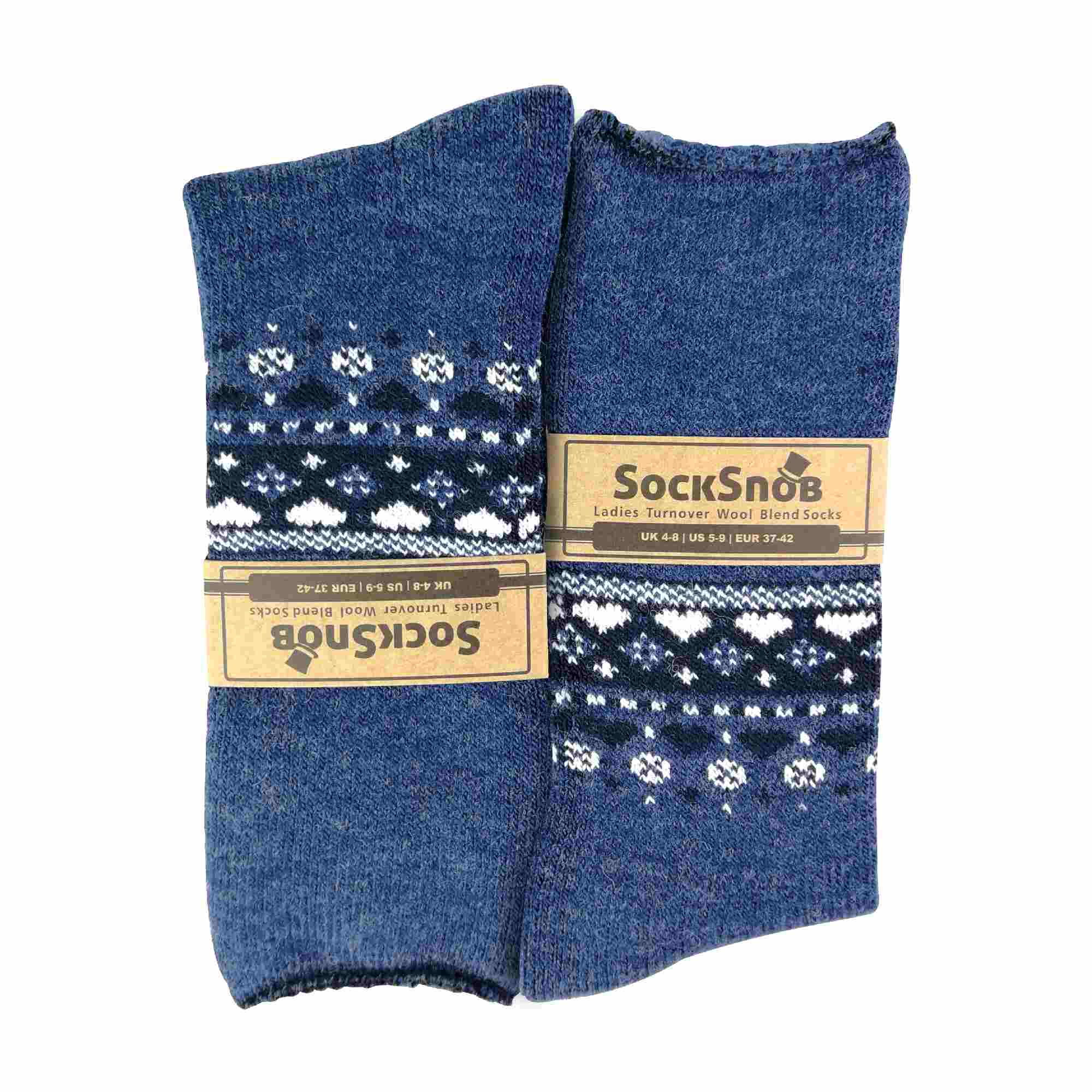 Femme fantaisie hiver chaudes remise laine chaussettes de lit