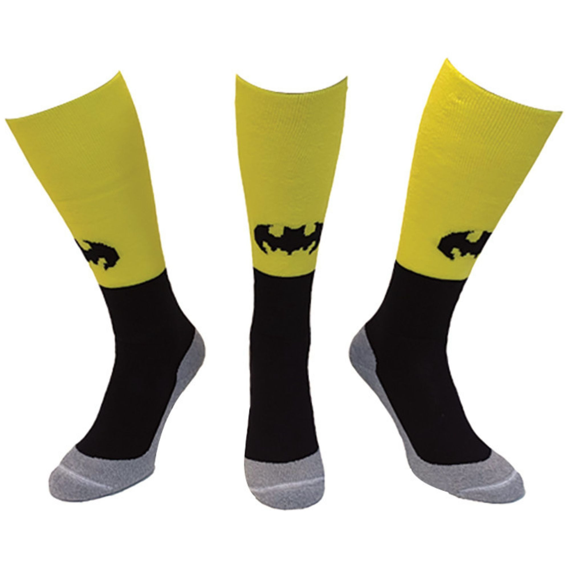 1 Pack Kids Knee High Fun Patterned Hockey Socks - Batman - Picture 4 of 4