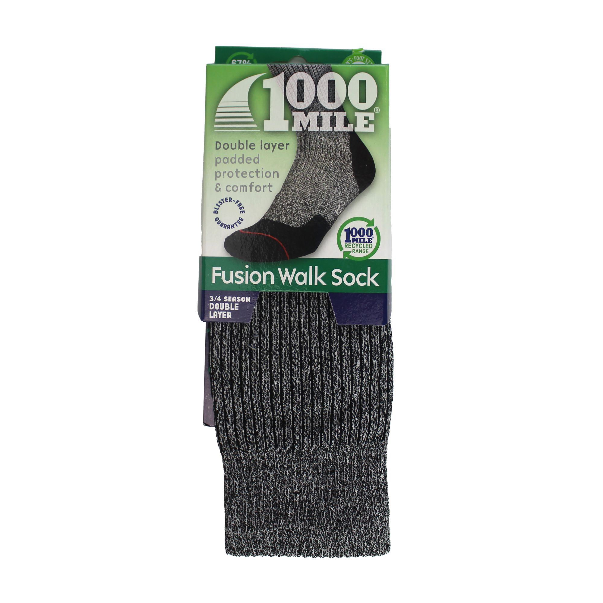 Mens Double Layer Hiking Socks by 1000 Mile Walking Socks for Winter