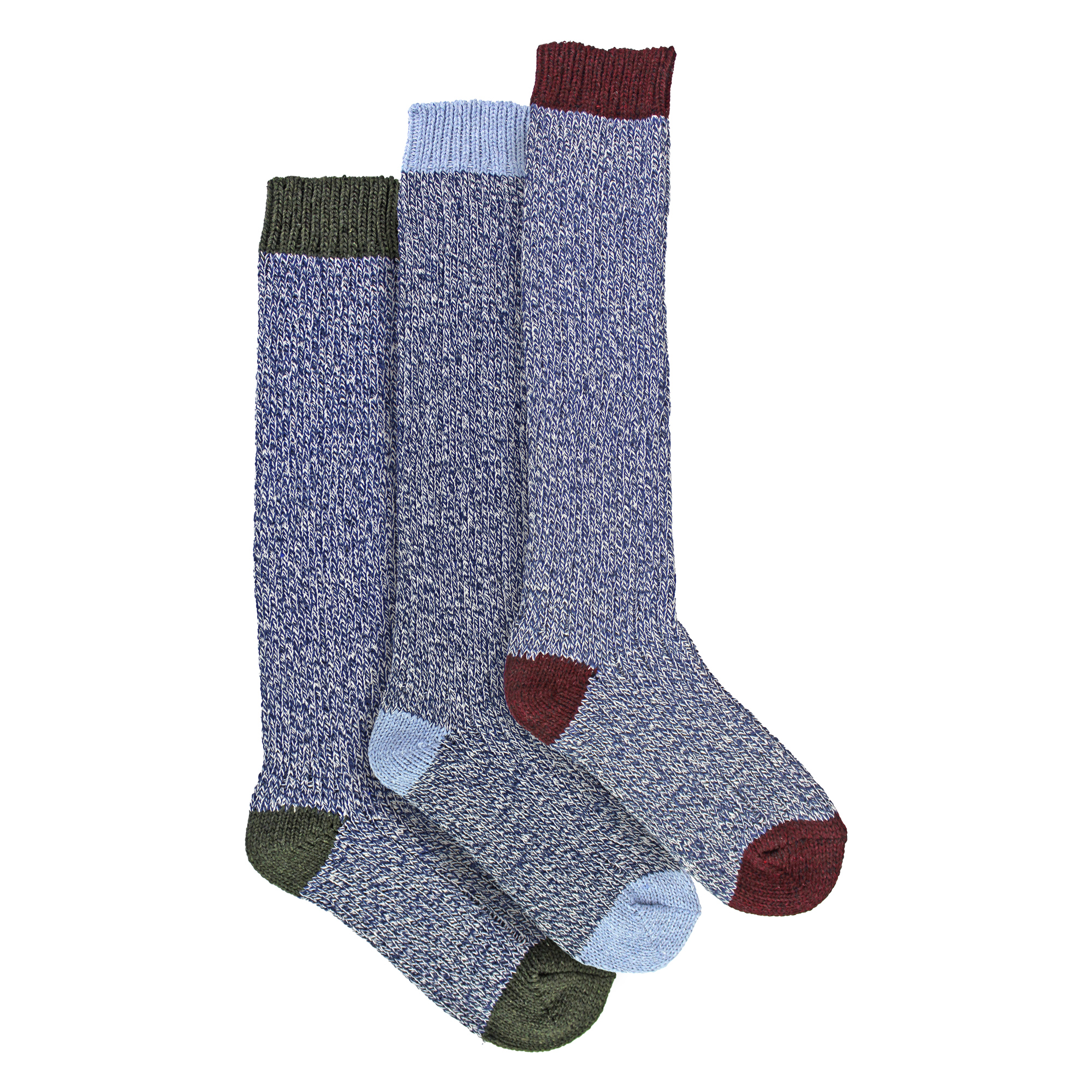 Sock Snob - 3 Pairs Extra Long Warm Wool Soft Ladies Socks