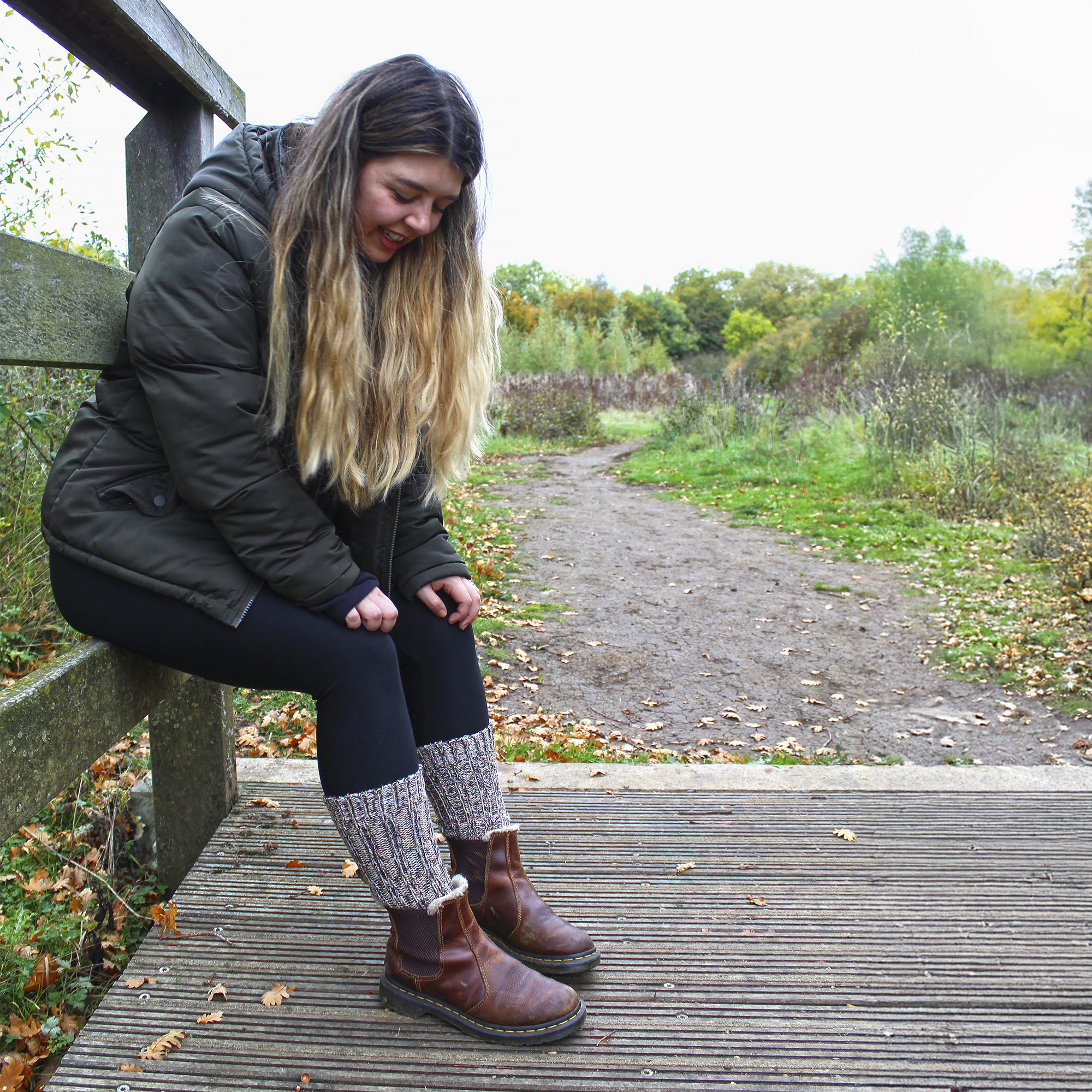 Ladies 6 Pack Alpaca Boot Socks