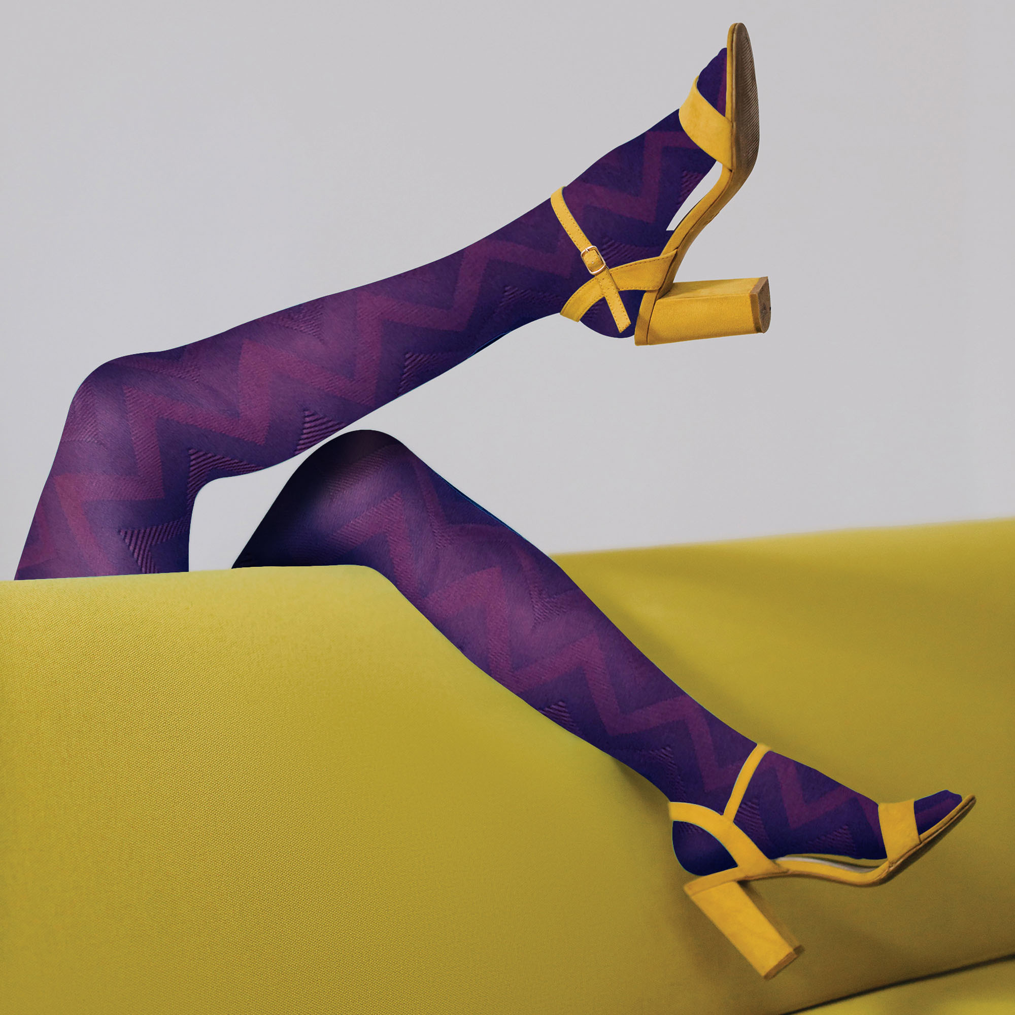 Womens 80 Denier Tights by Sock Snob - 3 Multi Pack Colourful Tights - 第 21/24 張圖片
