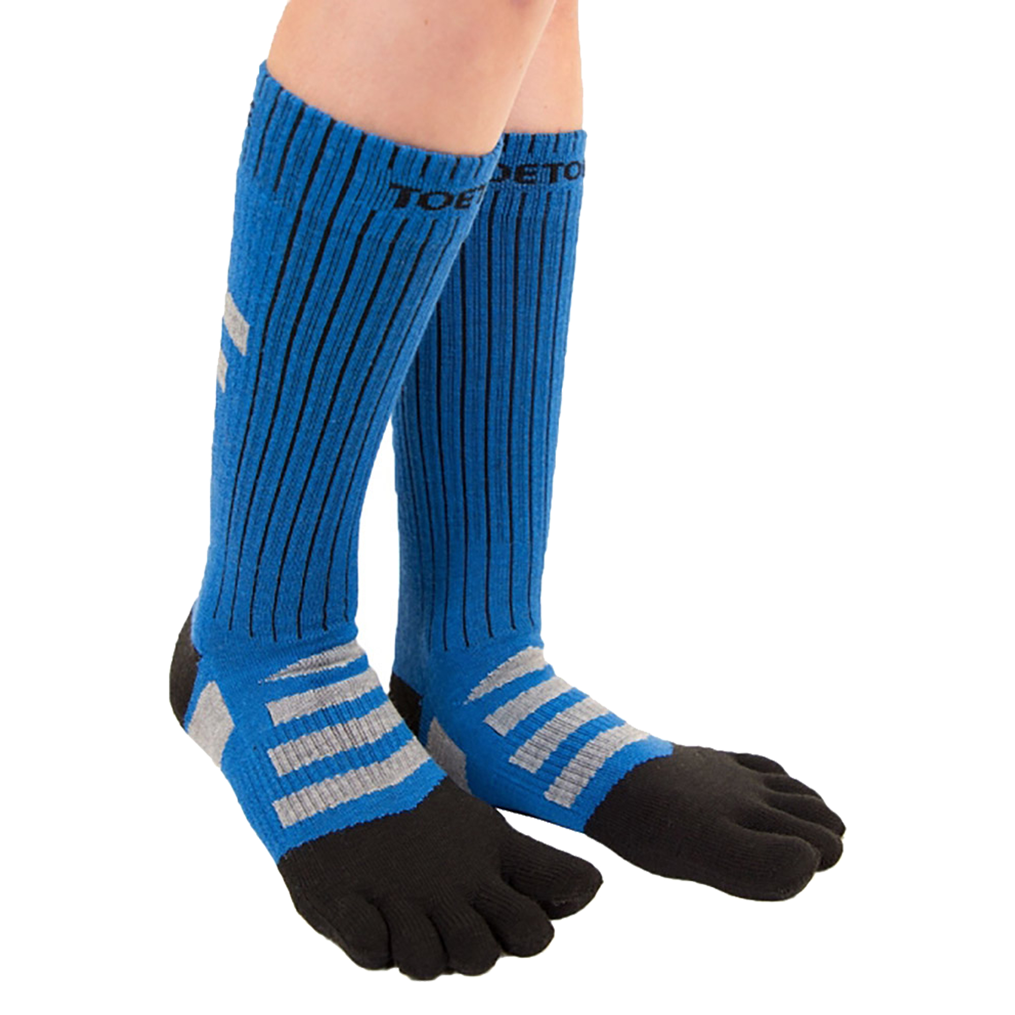 TOETOE - Walking Hiking Cushioned Unisex Toe Socks - Picture 8 of 16