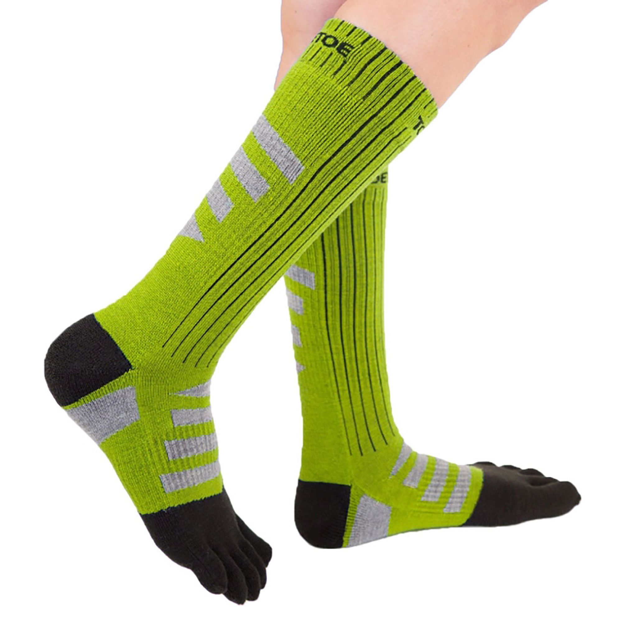 TOETOE - Walking Hiking Cushioned Unisex Toe Socks - Picture 15 of 16