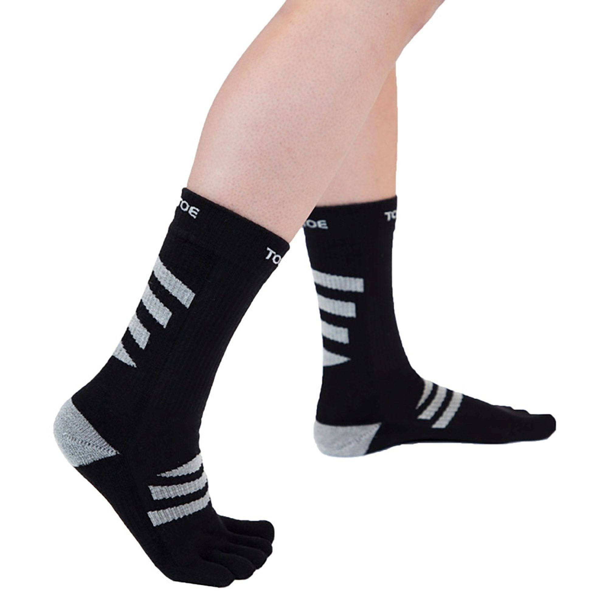TOETOE - Walking Hiking Cushioned Unisex Toe Socks - Picture 5 of 16