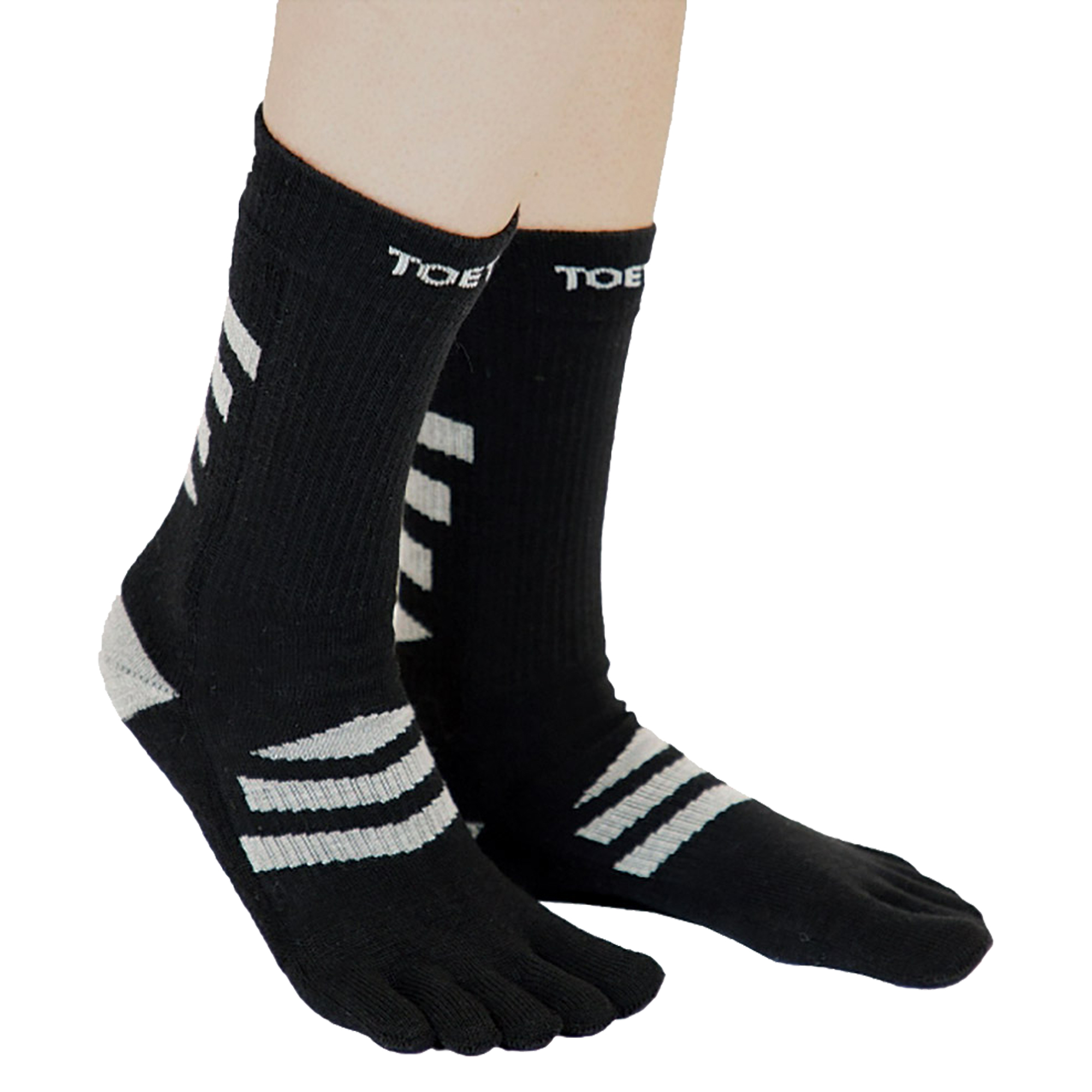 TOETOE - Walking Hiking Cushioned Unisex Toe Socks - Picture 3 of 16