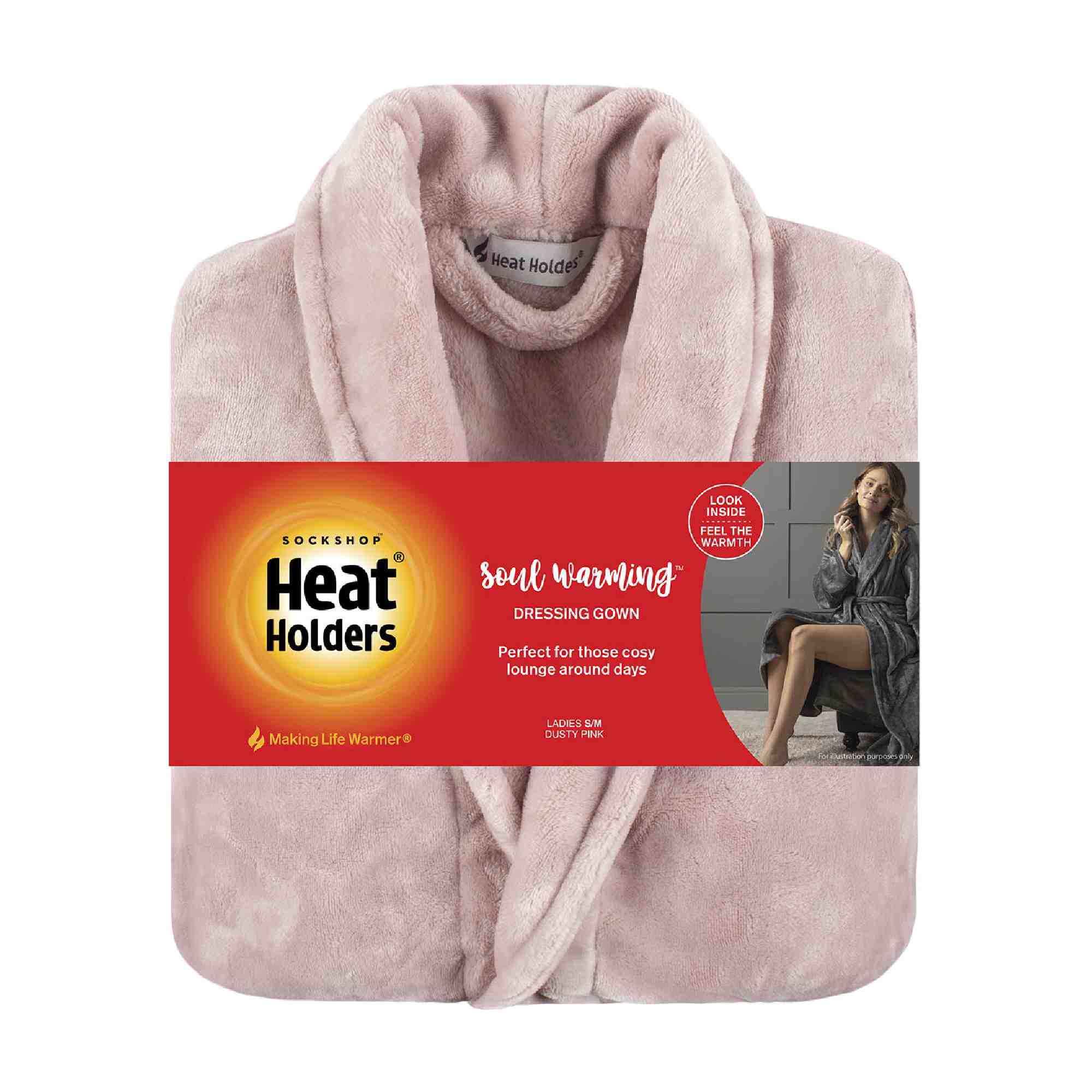 Robe de chambre en polaire thermique d'hiver pour femme - Picture 3 of 21