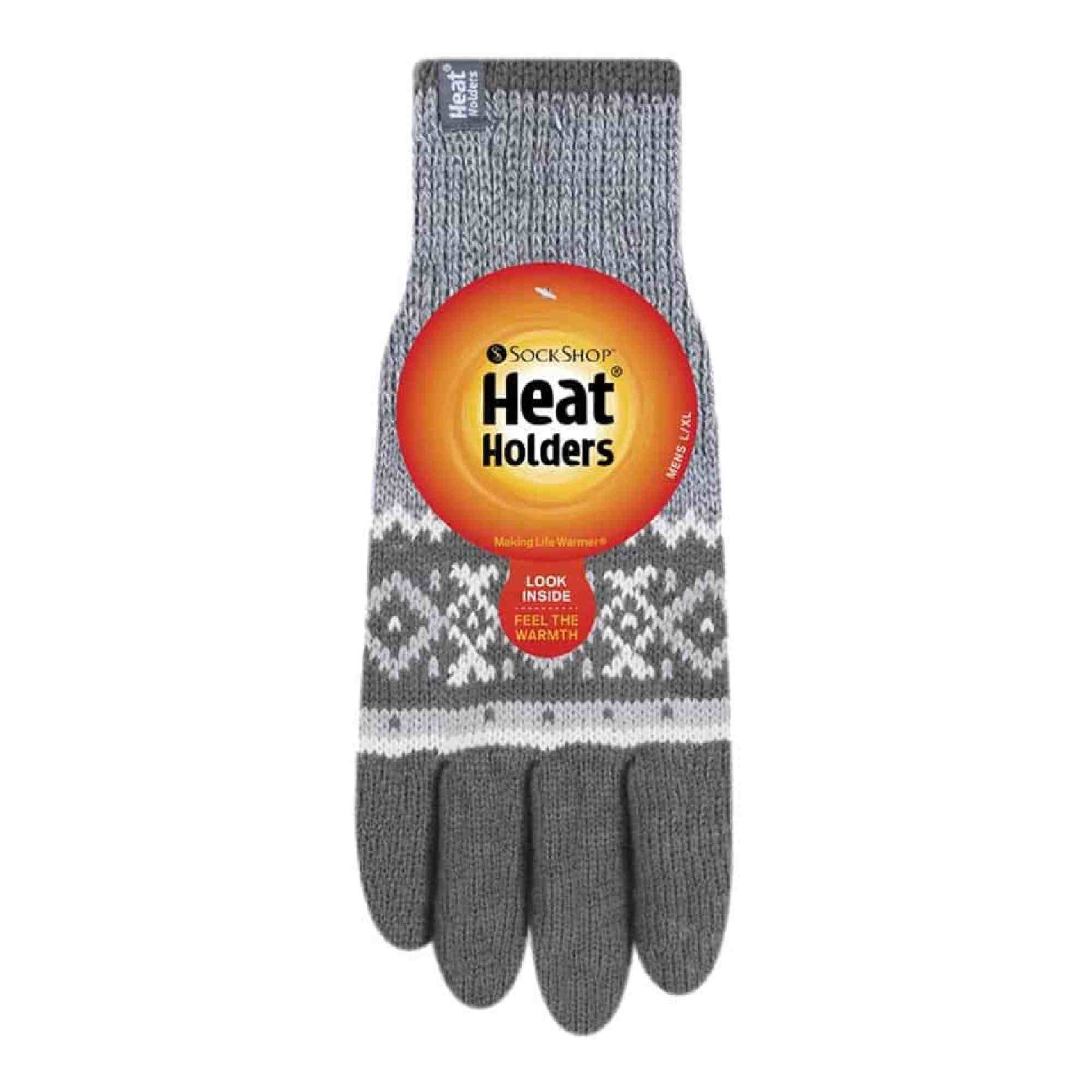 Heat Holders - Hommes Thermique Heat Weaver Câble Tricoter Gants 2.3 tog - Imagen 13 de 21