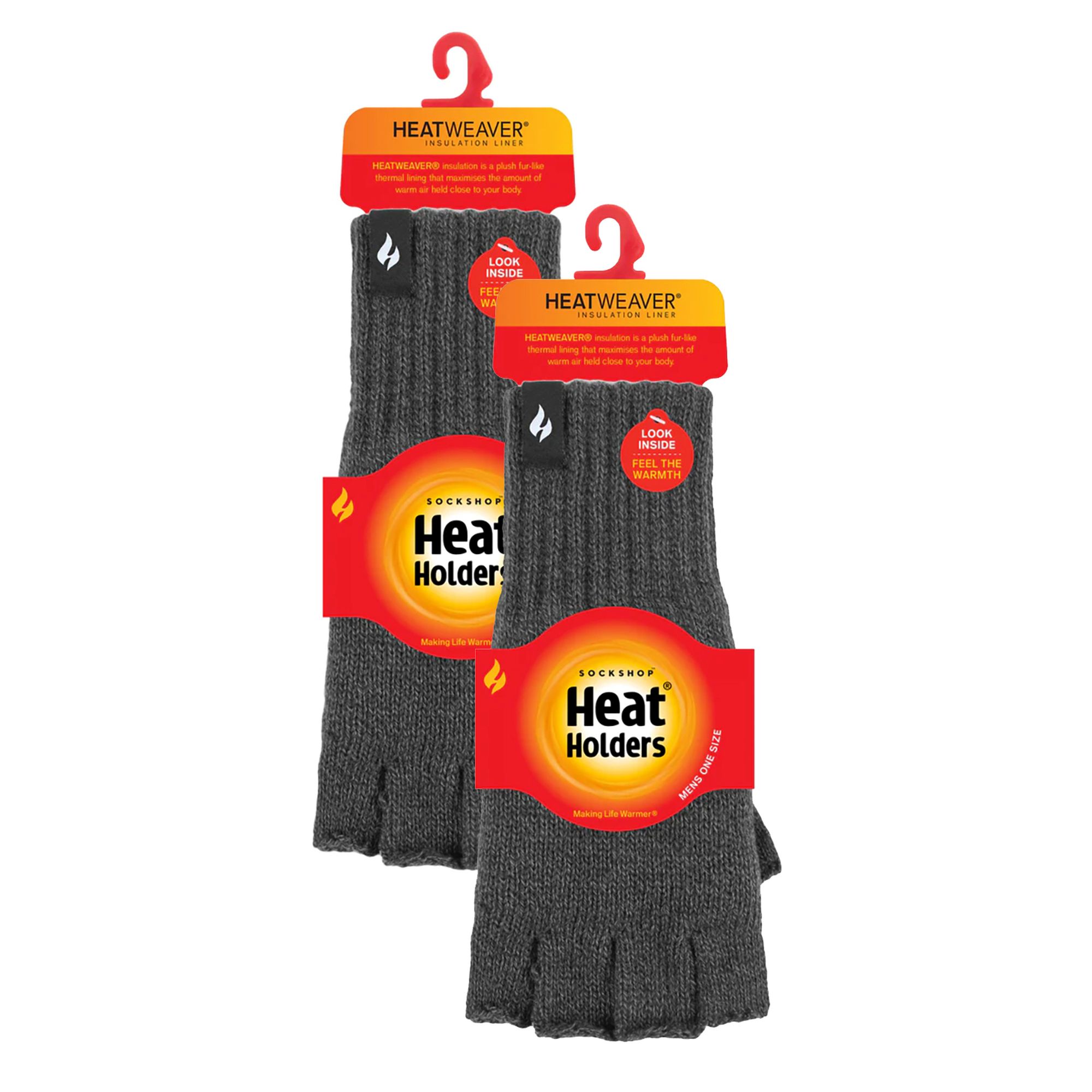 Lot de 2 gants thermiques sans doigts pour hommes - Imagen 8 de 21