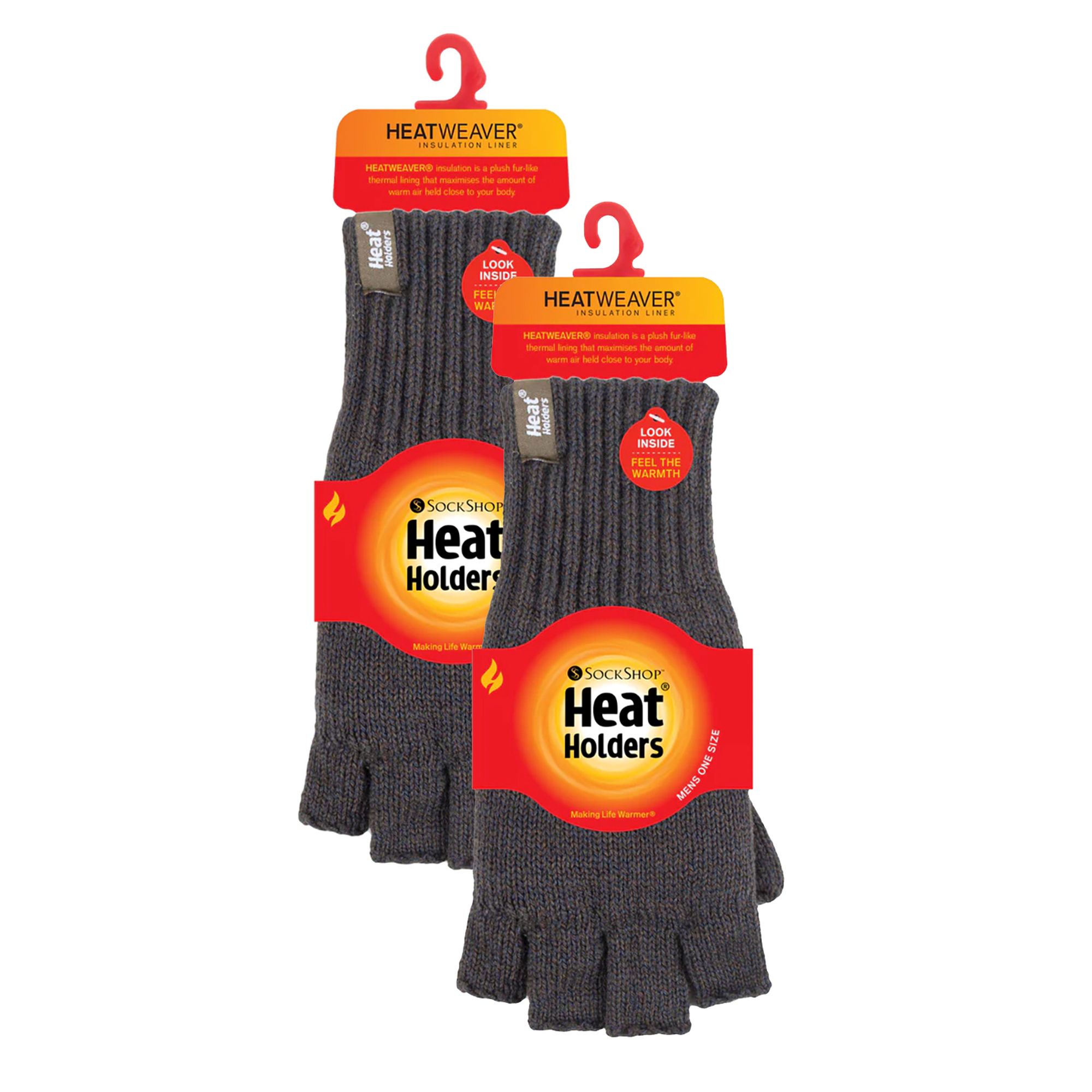 Lot de 2 gants thermiques sans doigts pour hommes - Imagen 13 de 21