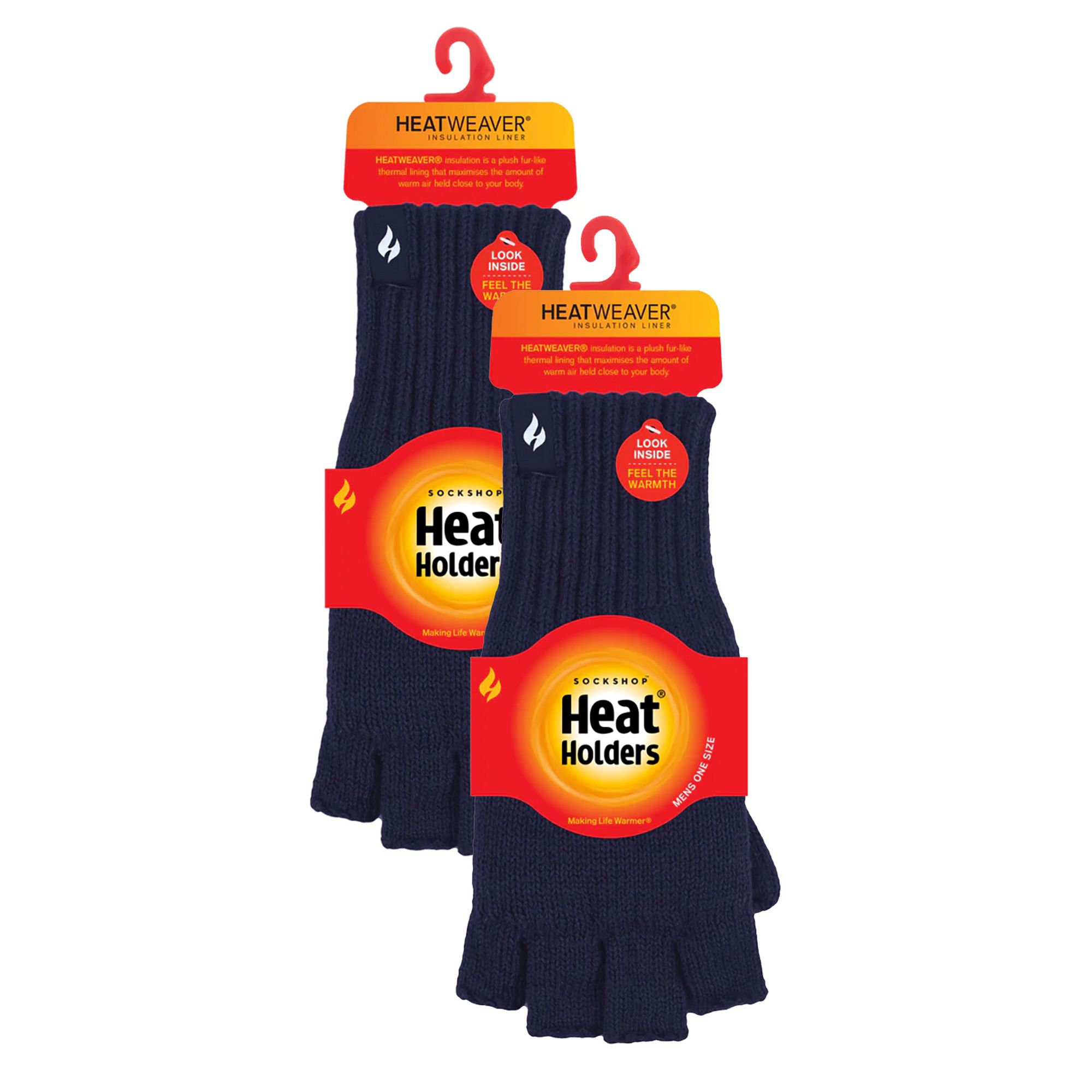 Lot de 2 gants thermiques sans doigts pour hommes - Imagen 18 de 21